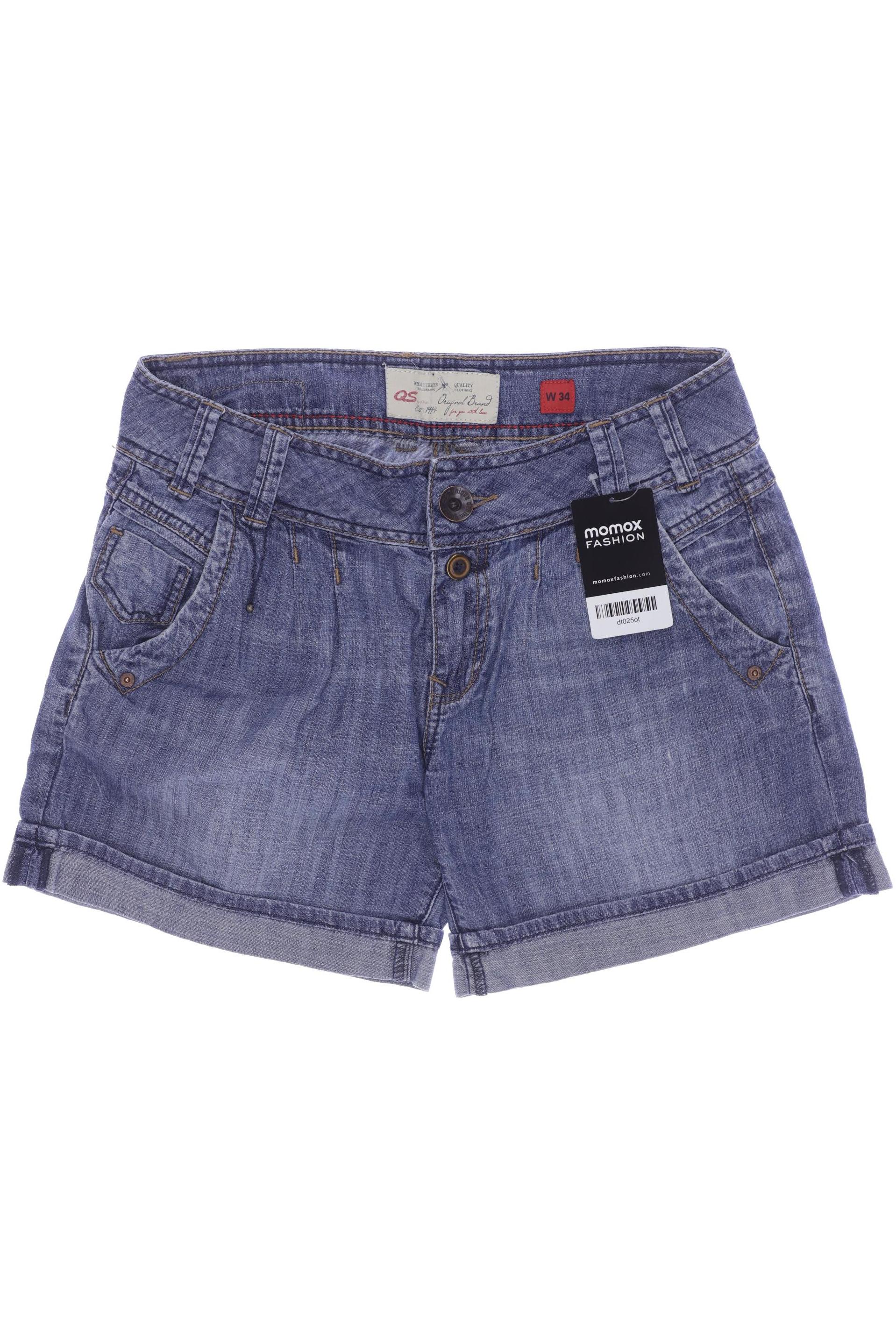 

QS by s.Oliver Damen Shorts, blau, Gr. 34