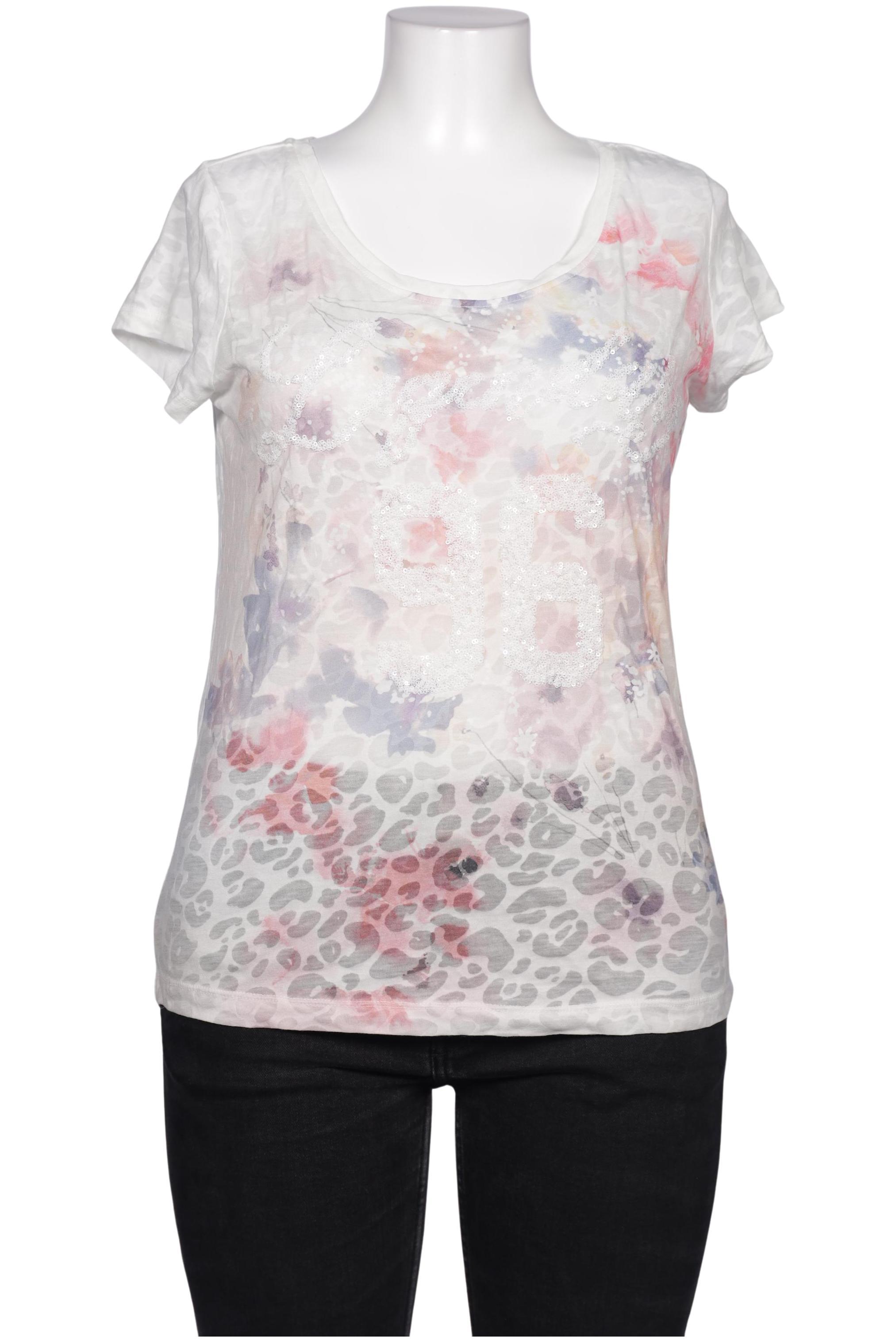 

QS by s.Oliver Damen T-Shirt, weiß, Gr. 44