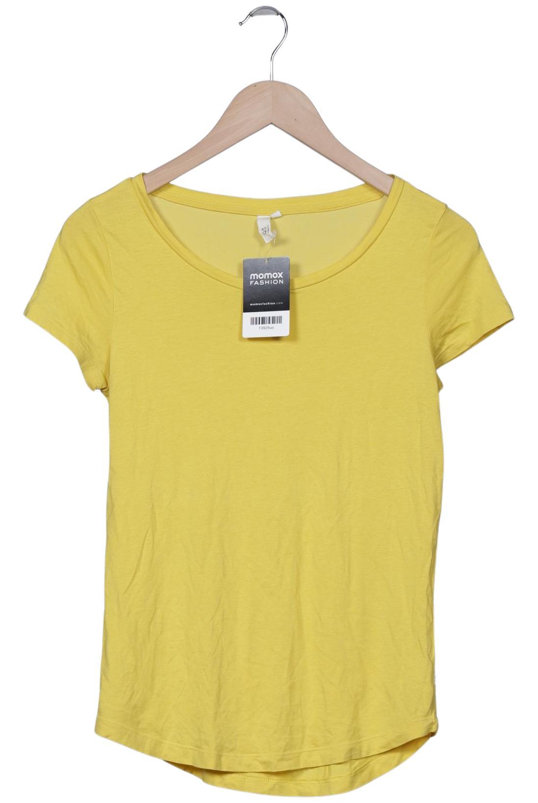 

QS by s.Oliver Damen T-Shirt, gelb, Gr. 36