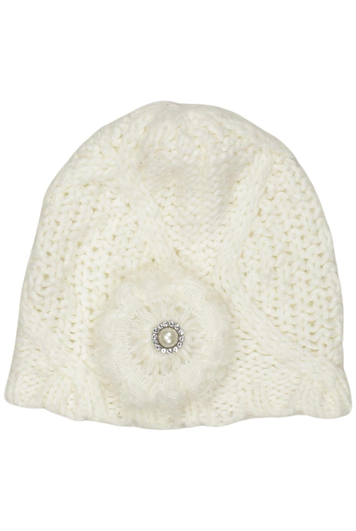 

QS by s.Oliver Damen Hut/Mütze, cremeweiß, Gr. uni