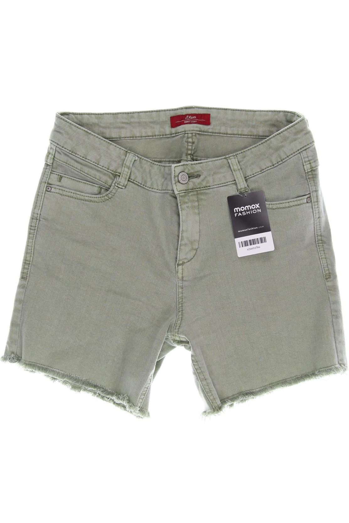 

QS by s.Oliver Damen Shorts, grün, Gr. 34