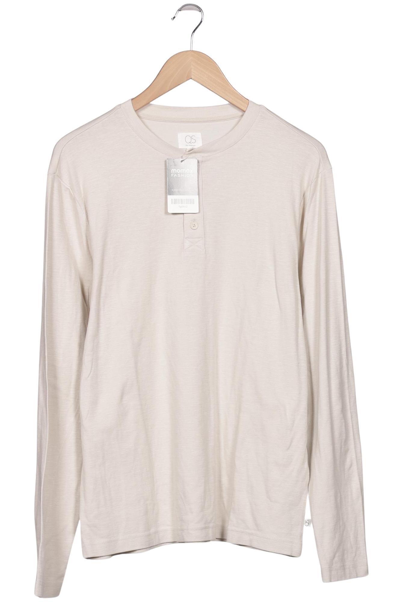

QS by s.Oliver Herren Langarmshirt, cremeweiß, Gr. 52
