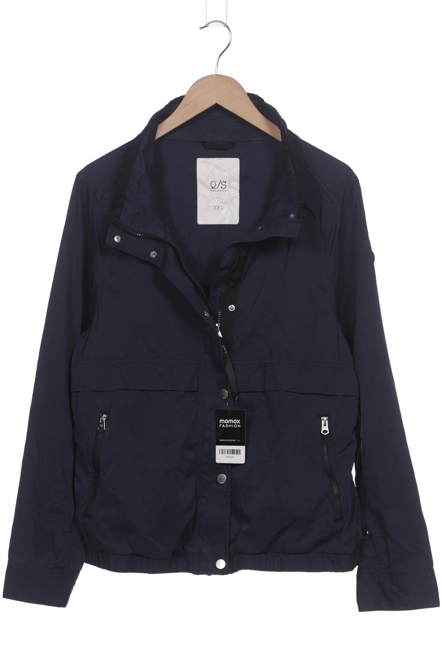

QS by s.Oliver Damen Jacke, marineblau, Gr. 46