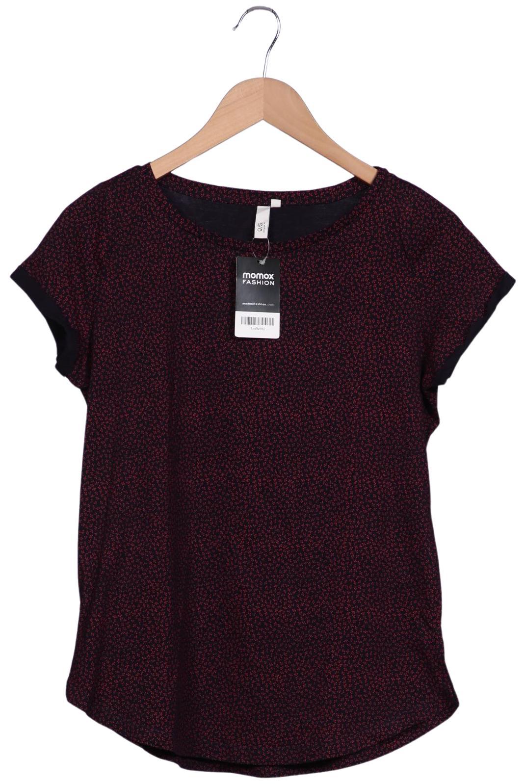 

QS by s.Oliver Damen T-Shirt, marineblau, Gr. 38