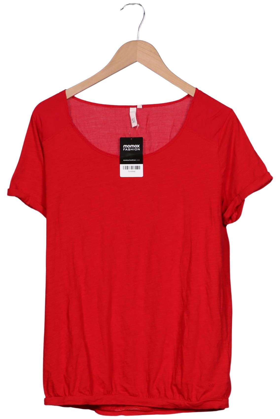 

QS by s.Oliver Damen T-Shirt, rot, Gr. 46