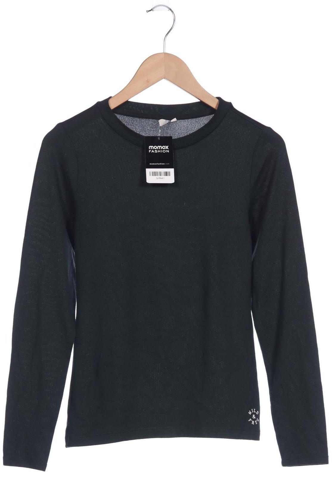 

QS by s.Oliver Damen Langarmshirt, grün, Gr. 36