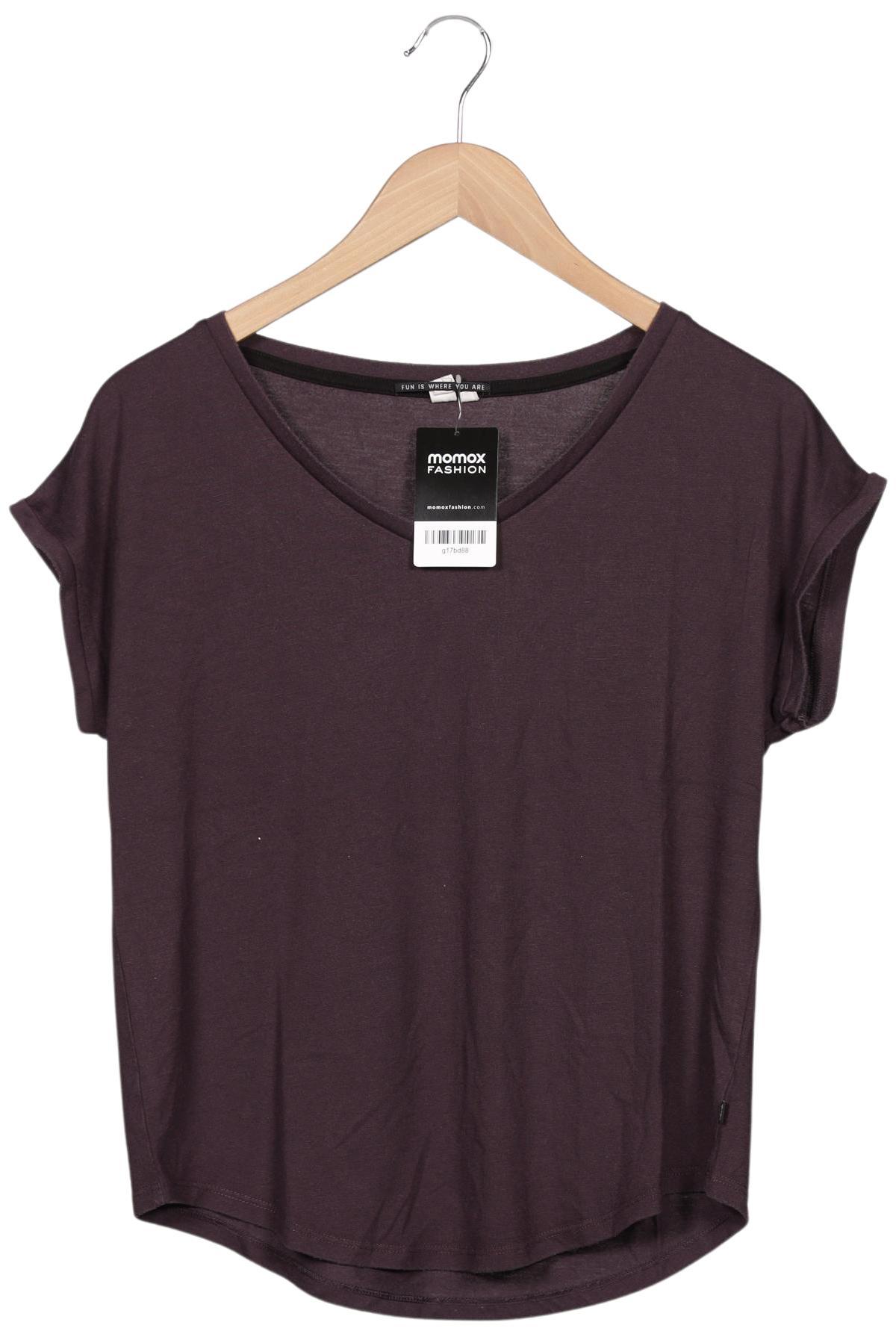 

QS by s.Oliver Damen T-Shirt, bordeaux, Gr. 36