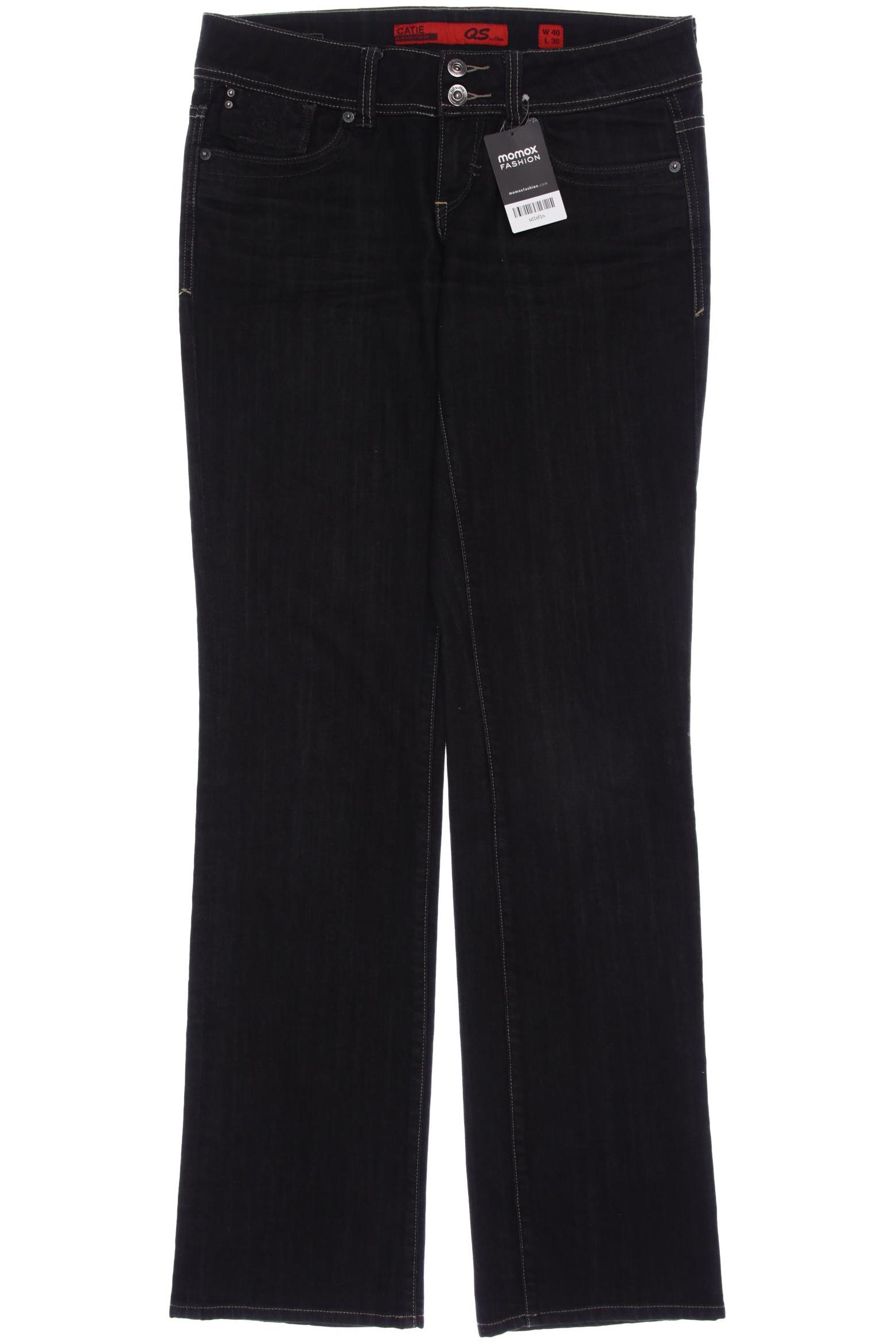 

QS by s.Oliver Damen Jeans, schwarz, Gr. 40