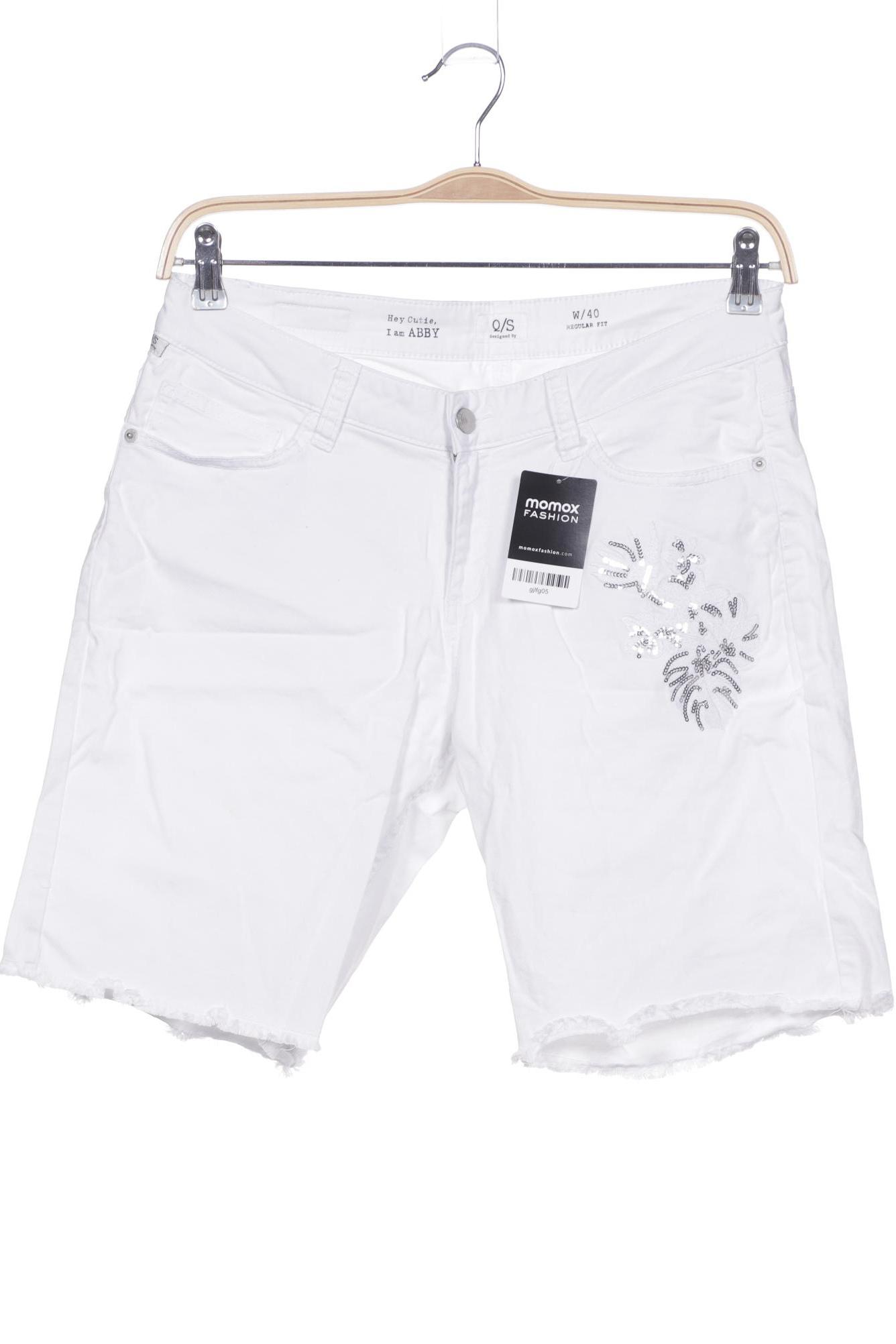 

QS by s.Oliver Damen Shorts, weiß, Gr. 40