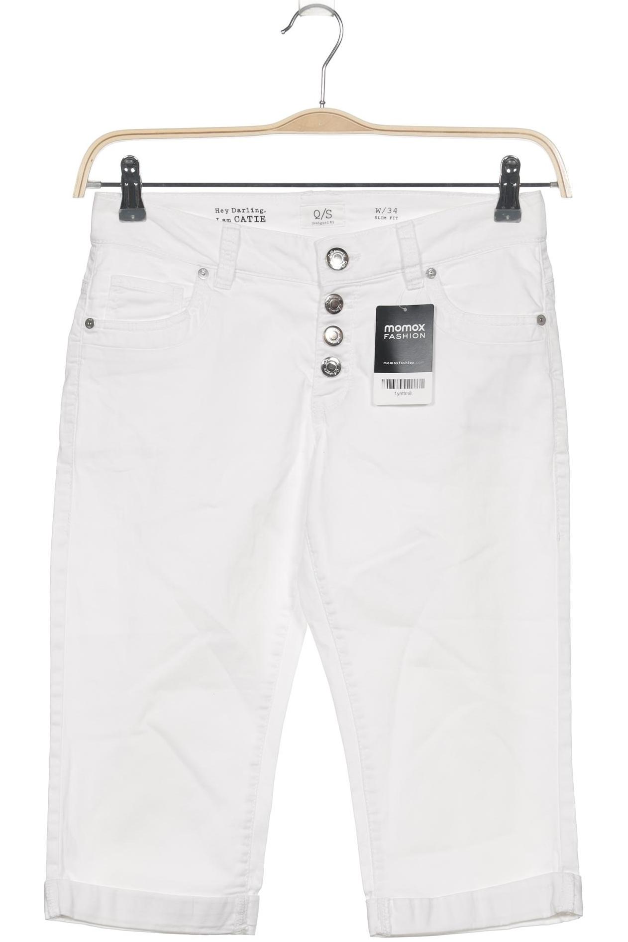 

QS by s.Oliver Damen Shorts, weiß, Gr. 34