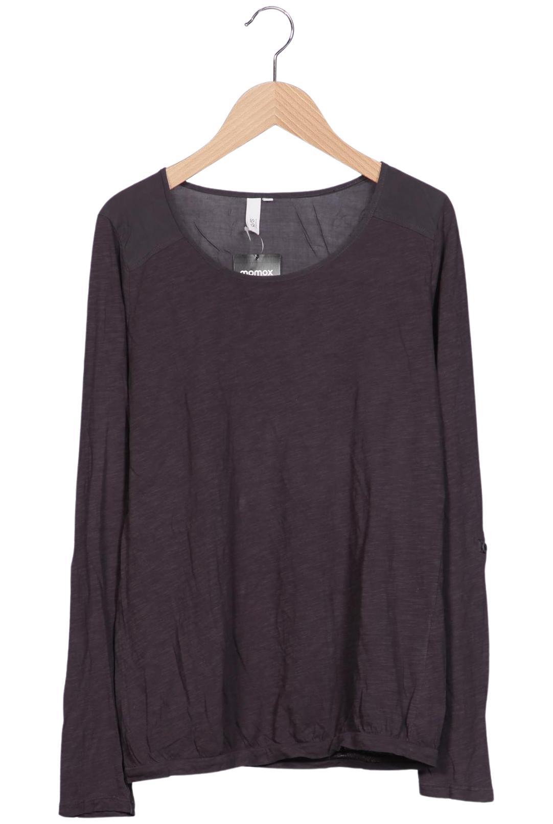 

QS by s.Oliver Damen Langarmshirt, grau, Gr. 36