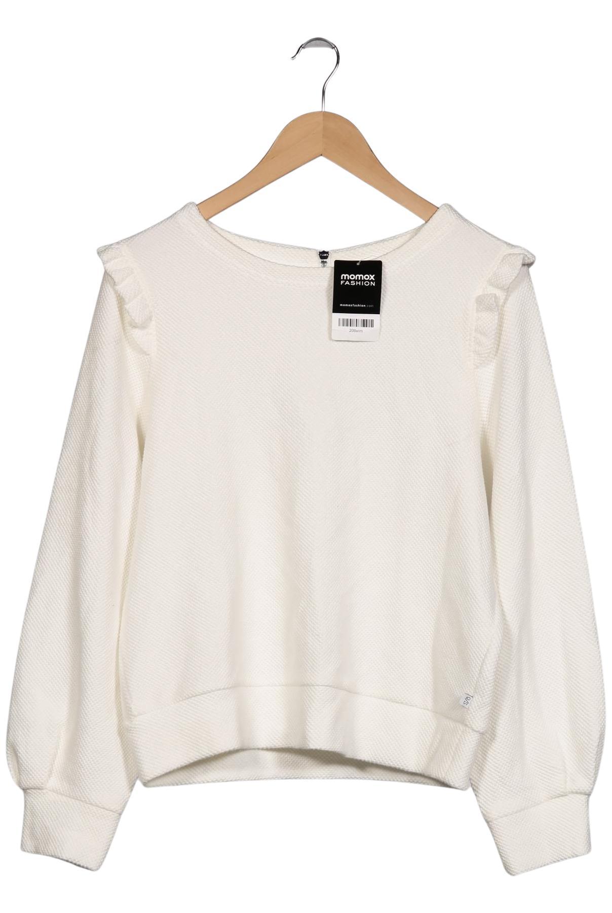 

QS by s.Oliver Damen Sweatshirt, cremeweiß, Gr. 44