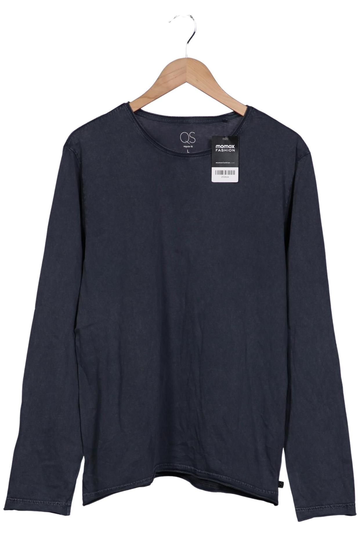 

QS by s.Oliver Herren Langarmshirt, grau, Gr. 52