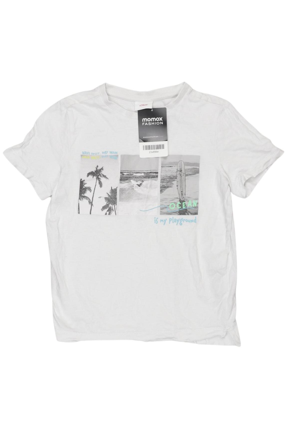 

QS by s.Oliver Herren T-Shirt, weiß, Gr. 116