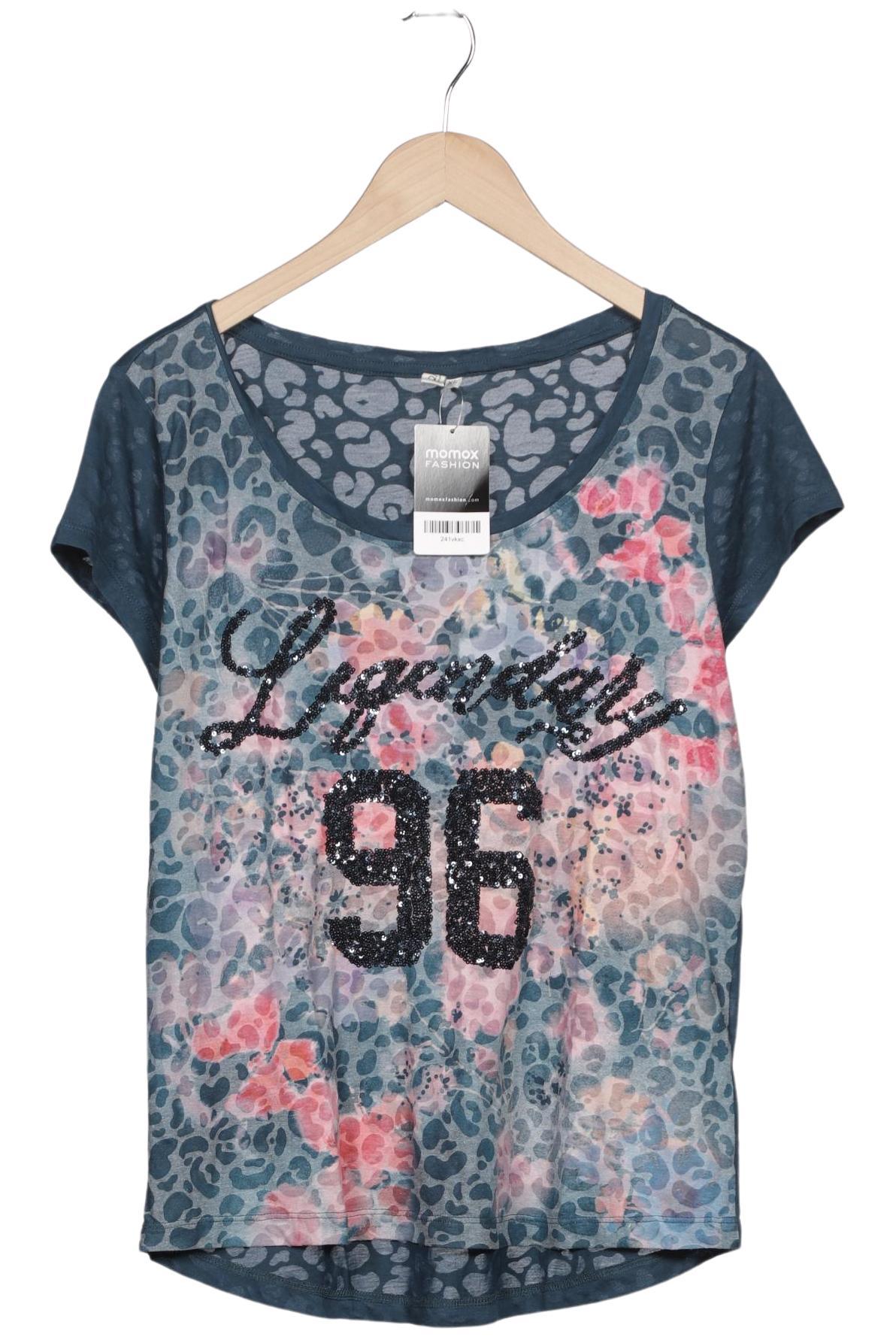

QS by s.Oliver Damen T-Shirt, türkis, Gr. 44
