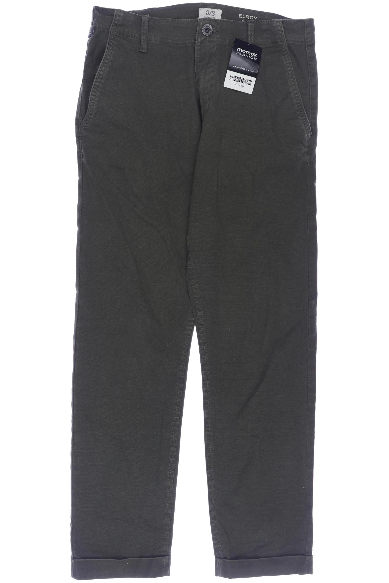 

QS by s.Oliver Herren Stoffhose, grün, Gr. 29