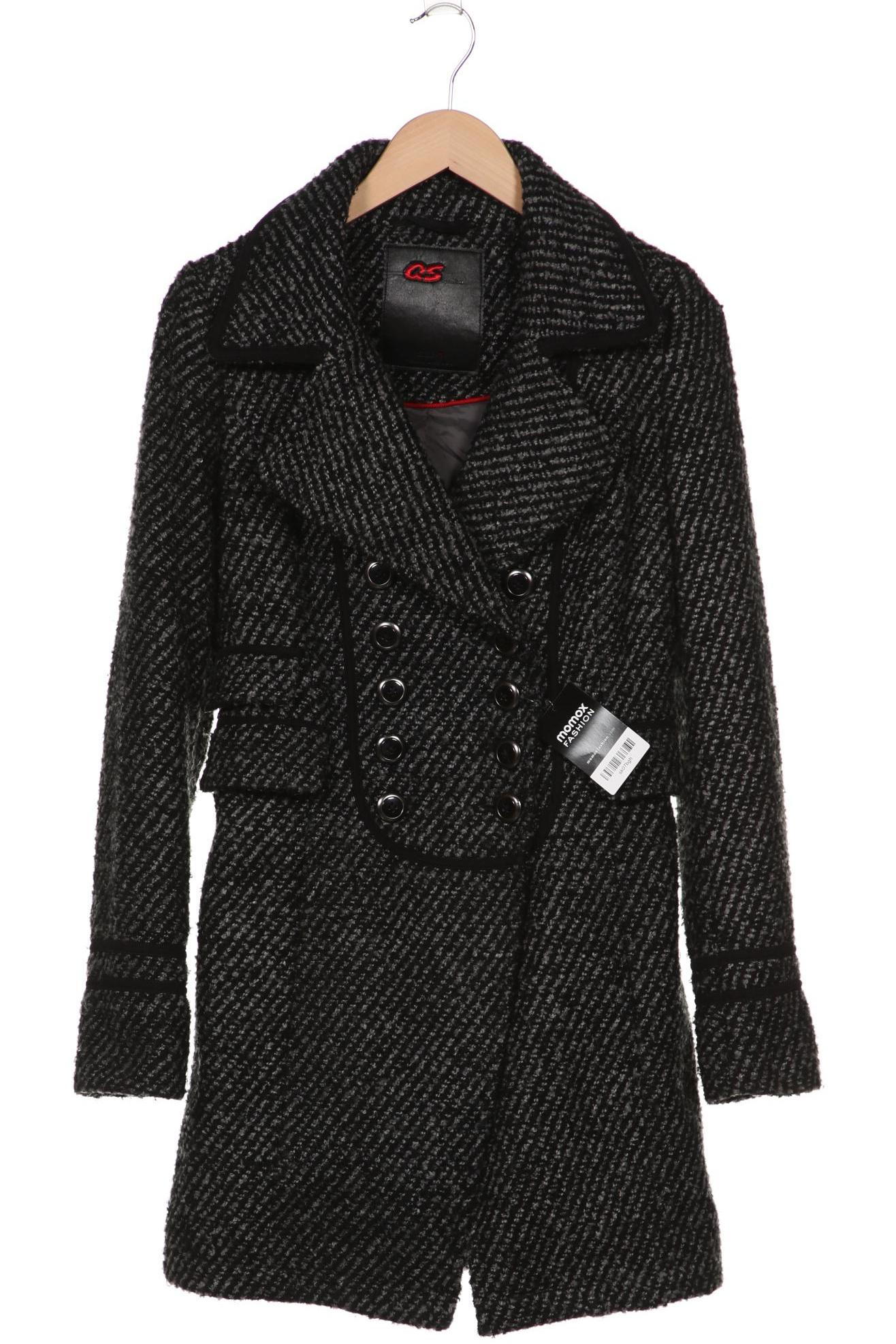 

QS by s.Oliver Damen Mantel, schwarz, Gr. 36