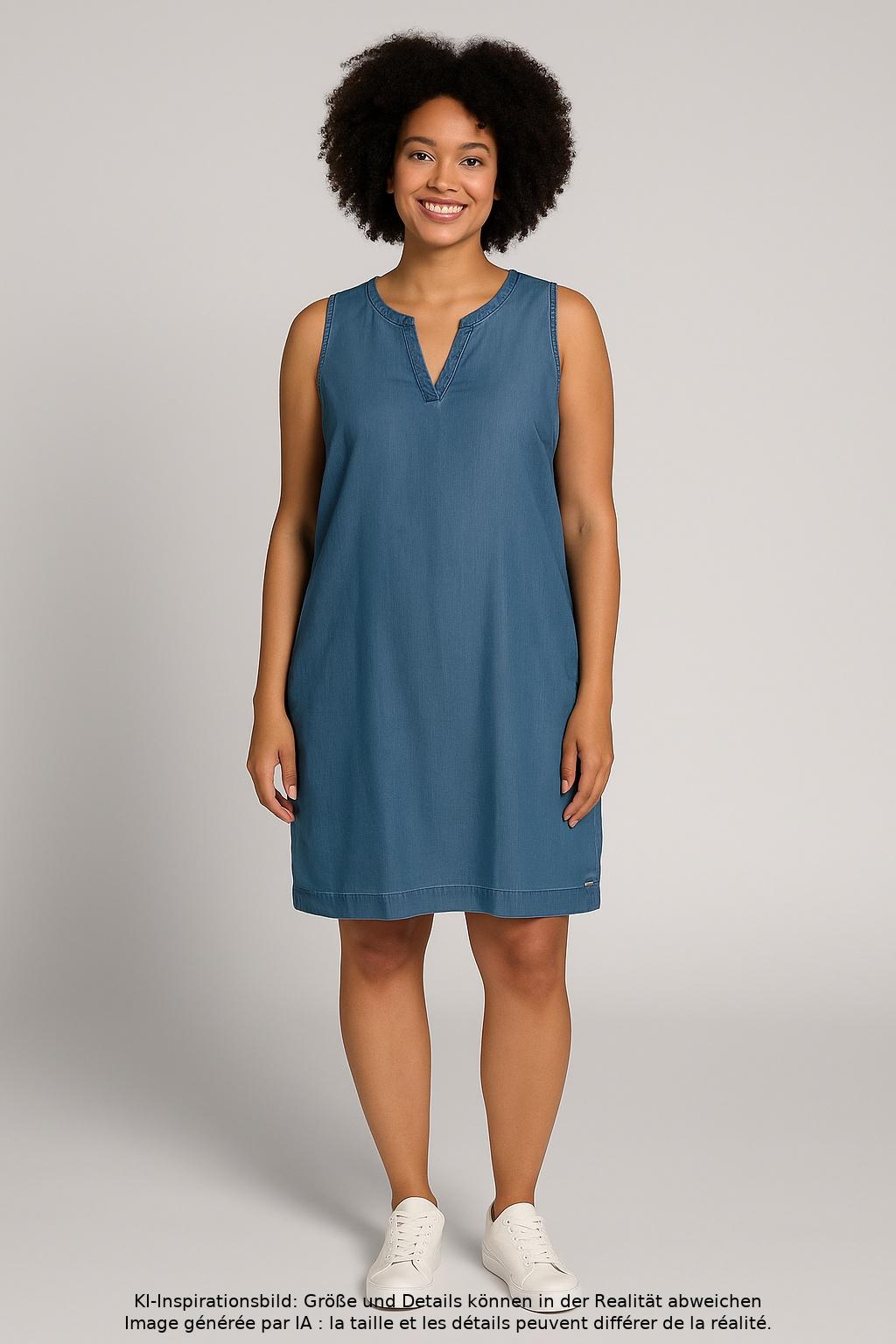 

QS by s.Oliver Damen Kleid, blau, Gr. 44