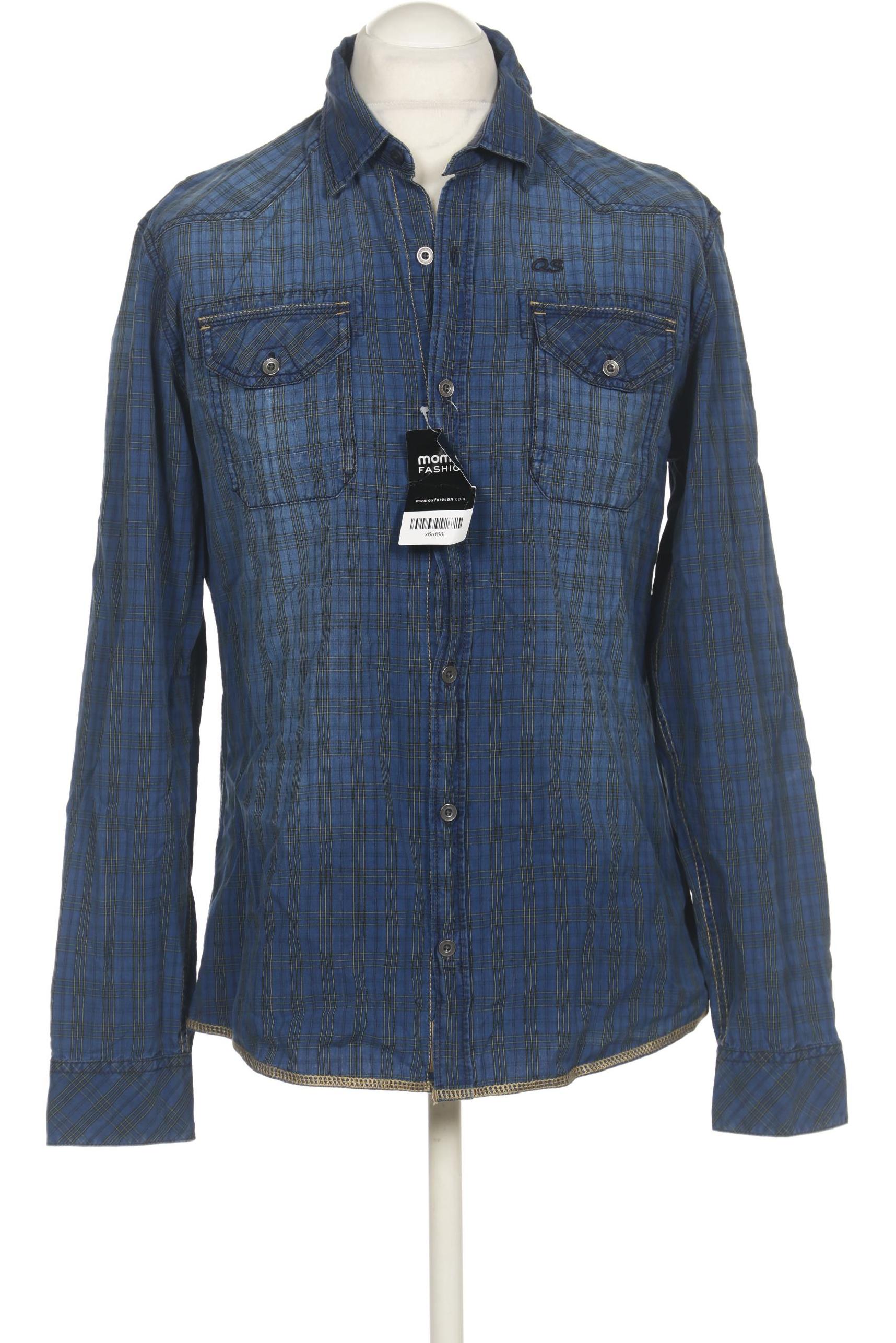 Thumbnail - QS by s.Oliver Herren Hemd, marineblau, Gr. 52