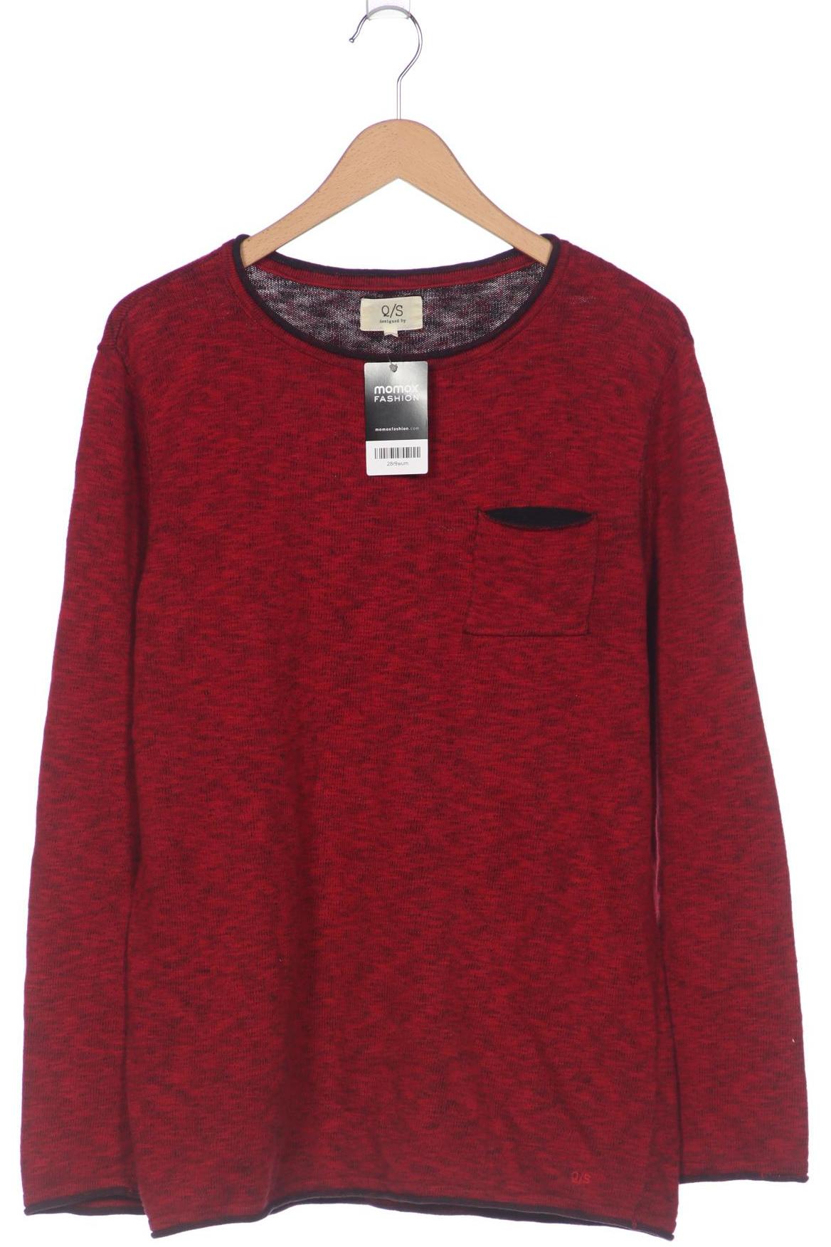 

QS by s.Oliver Herren Pullover, rot, Gr. 52