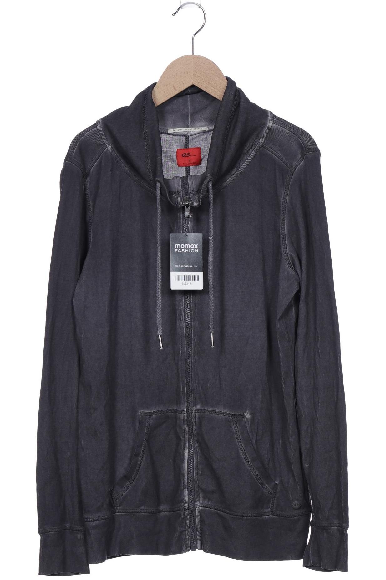 

QS by s.Oliver Damen Strickjacke, grau, Gr. 38