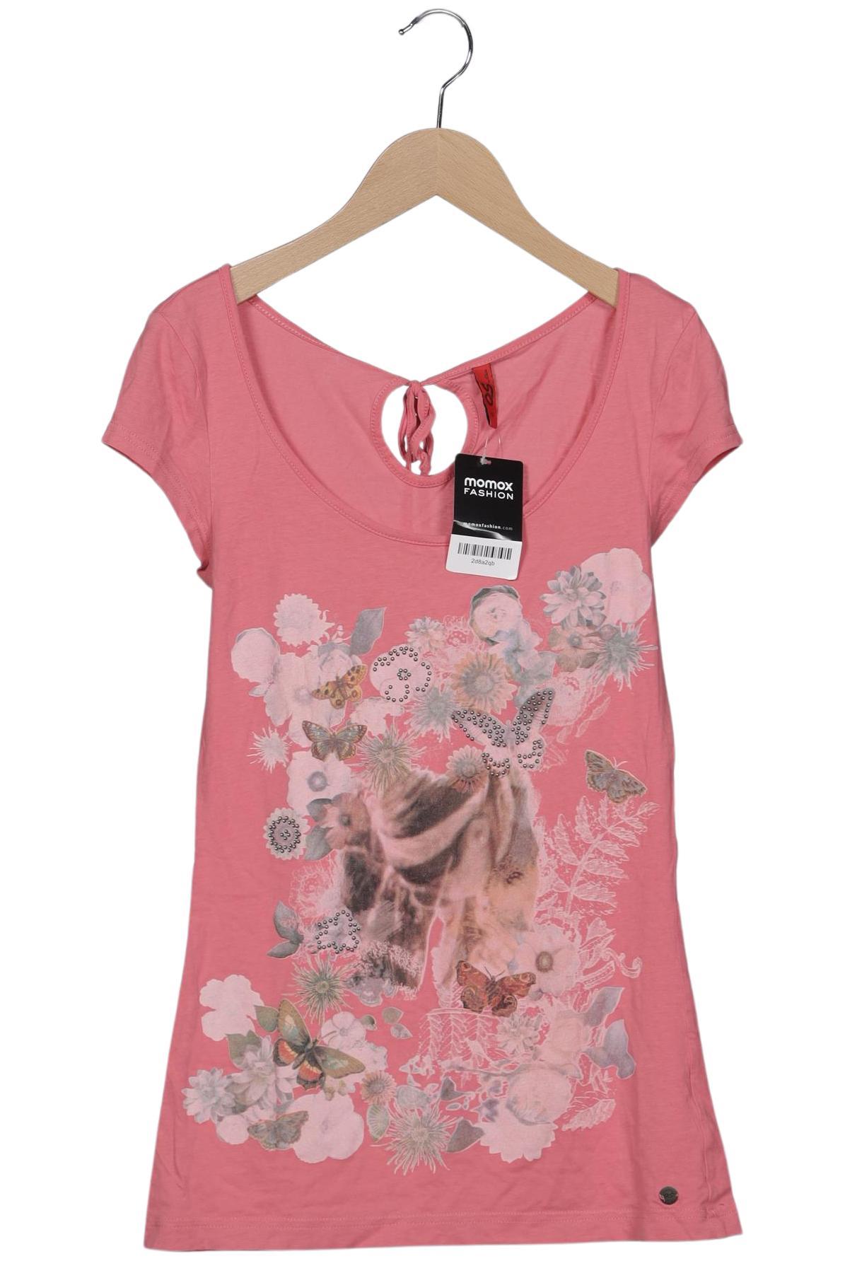 

QS by s.Oliver Damen T-Shirt, pink, Gr. 34
