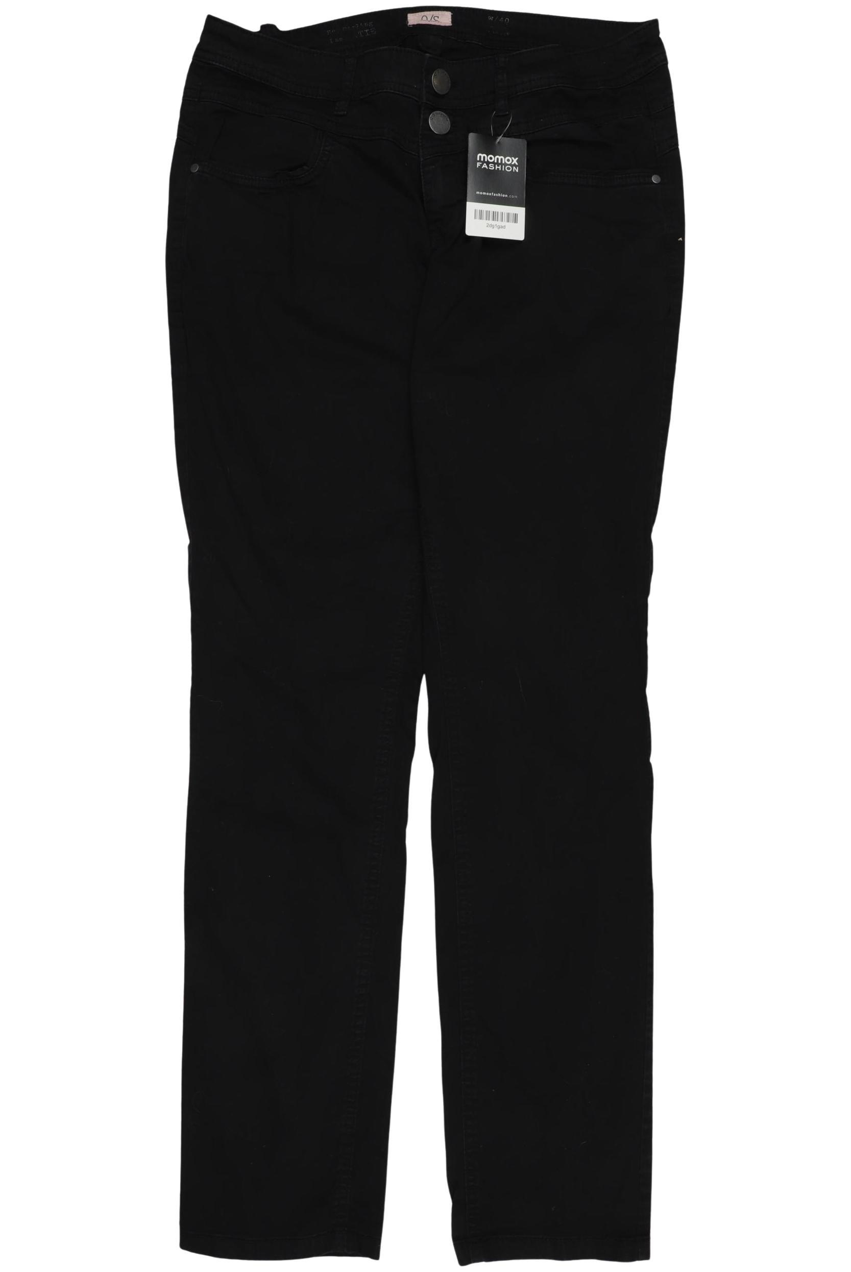 

QS by s.Oliver Damen Stoffhose, schwarz, Gr. 40