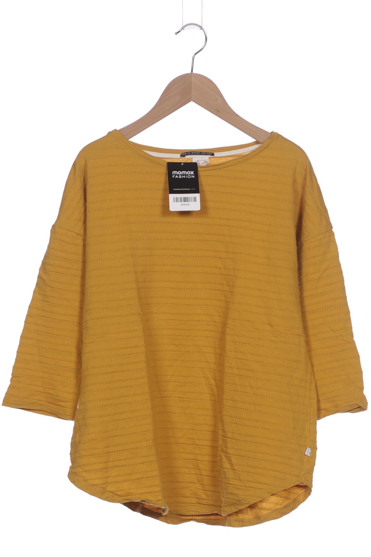 

QS by s.Oliver Damen Langarmshirt, gelb, Gr. 42