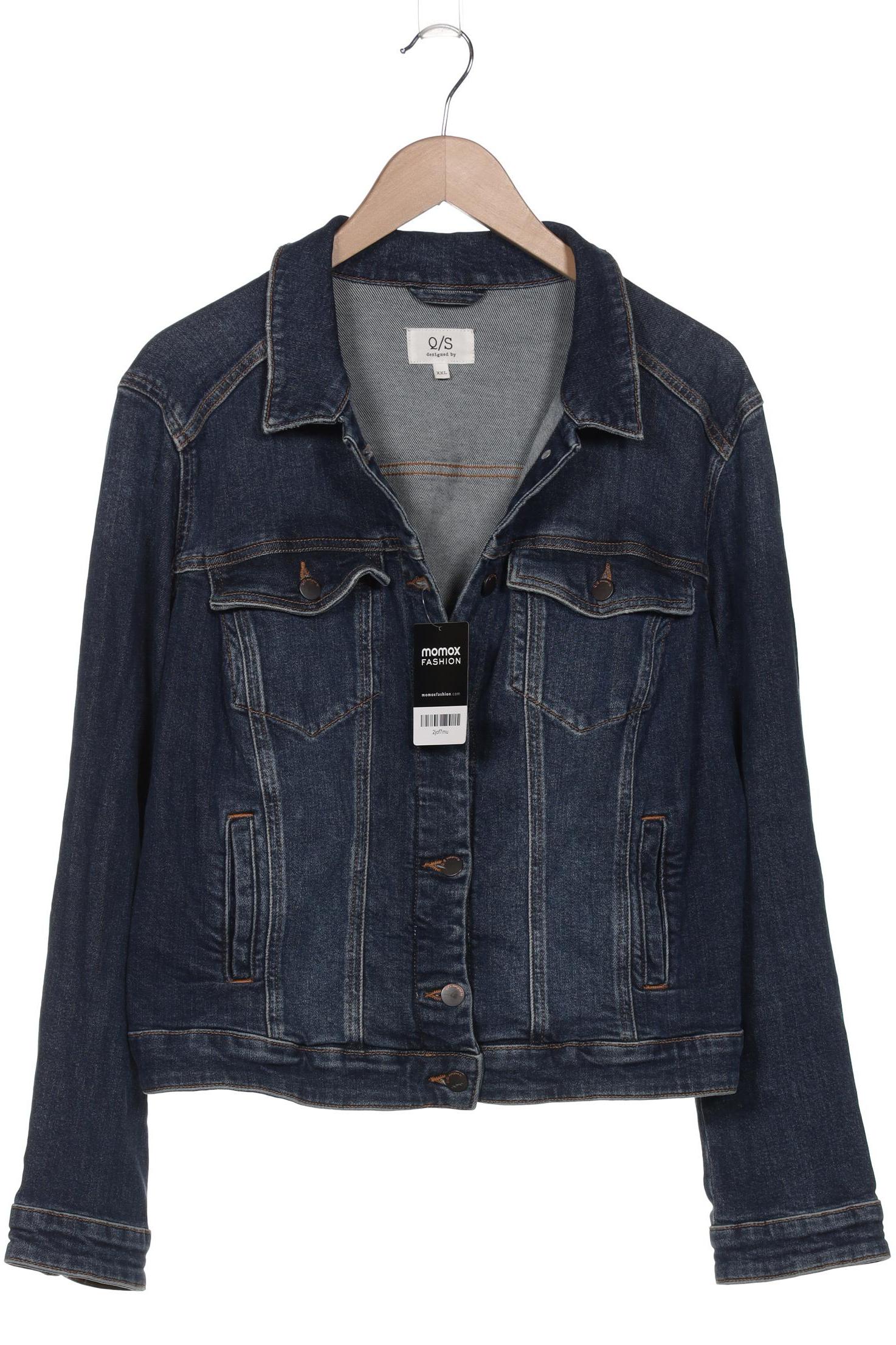 

QS by s.Oliver Damen Jacke, marineblau, Gr. 46