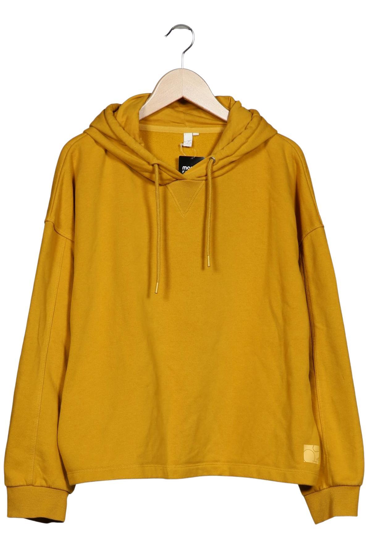 

QS by s.Oliver Damen Kapuzenpullover, gelb, Gr. 46