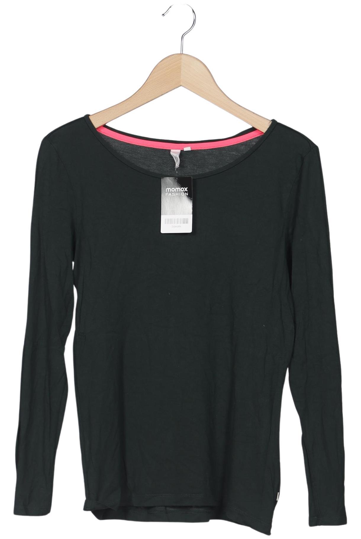 

QS by s.Oliver Damen Langarmshirt, grün, Gr. 42