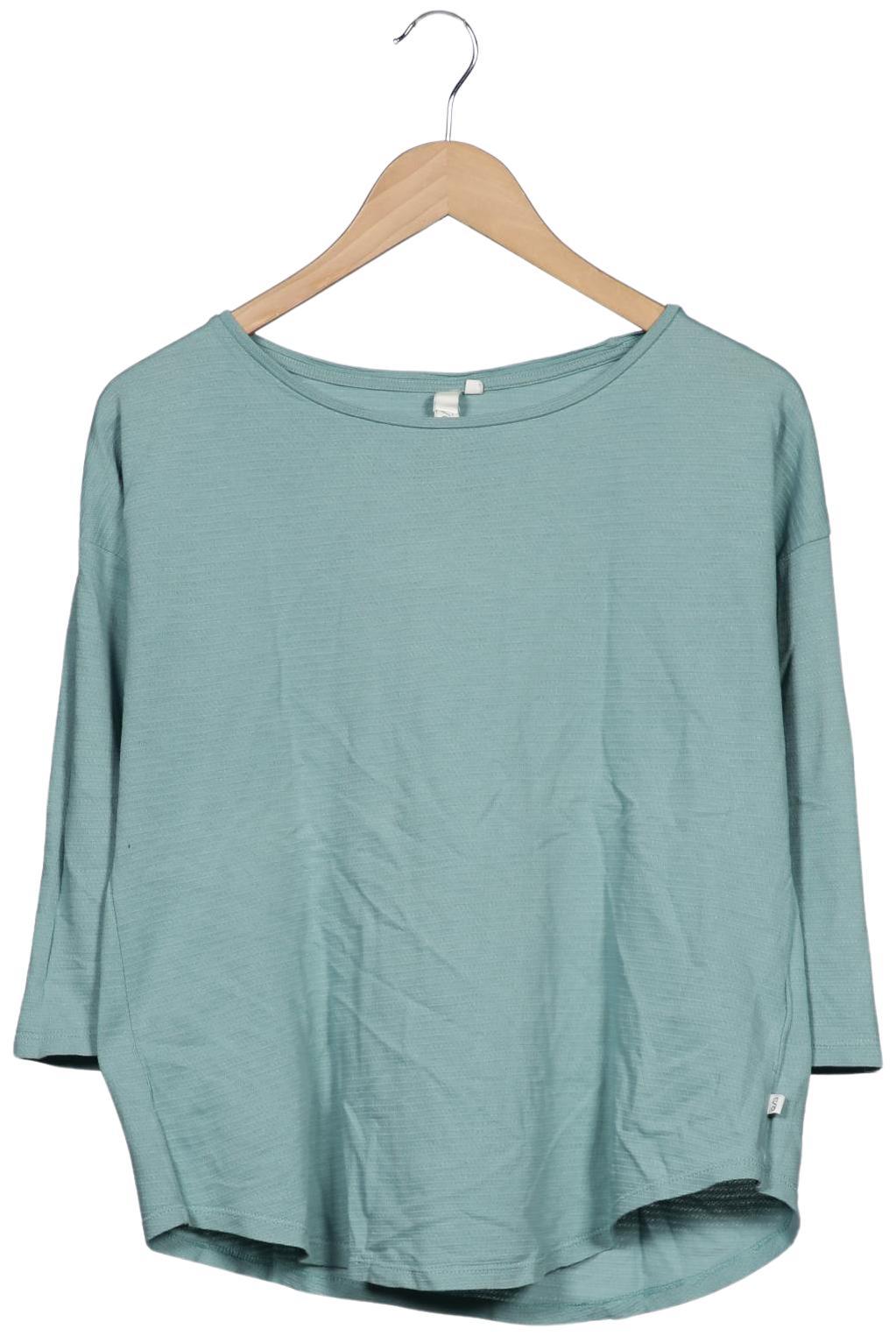 

QS by s.Oliver Damen Langarmshirt, türkis, Gr. 34