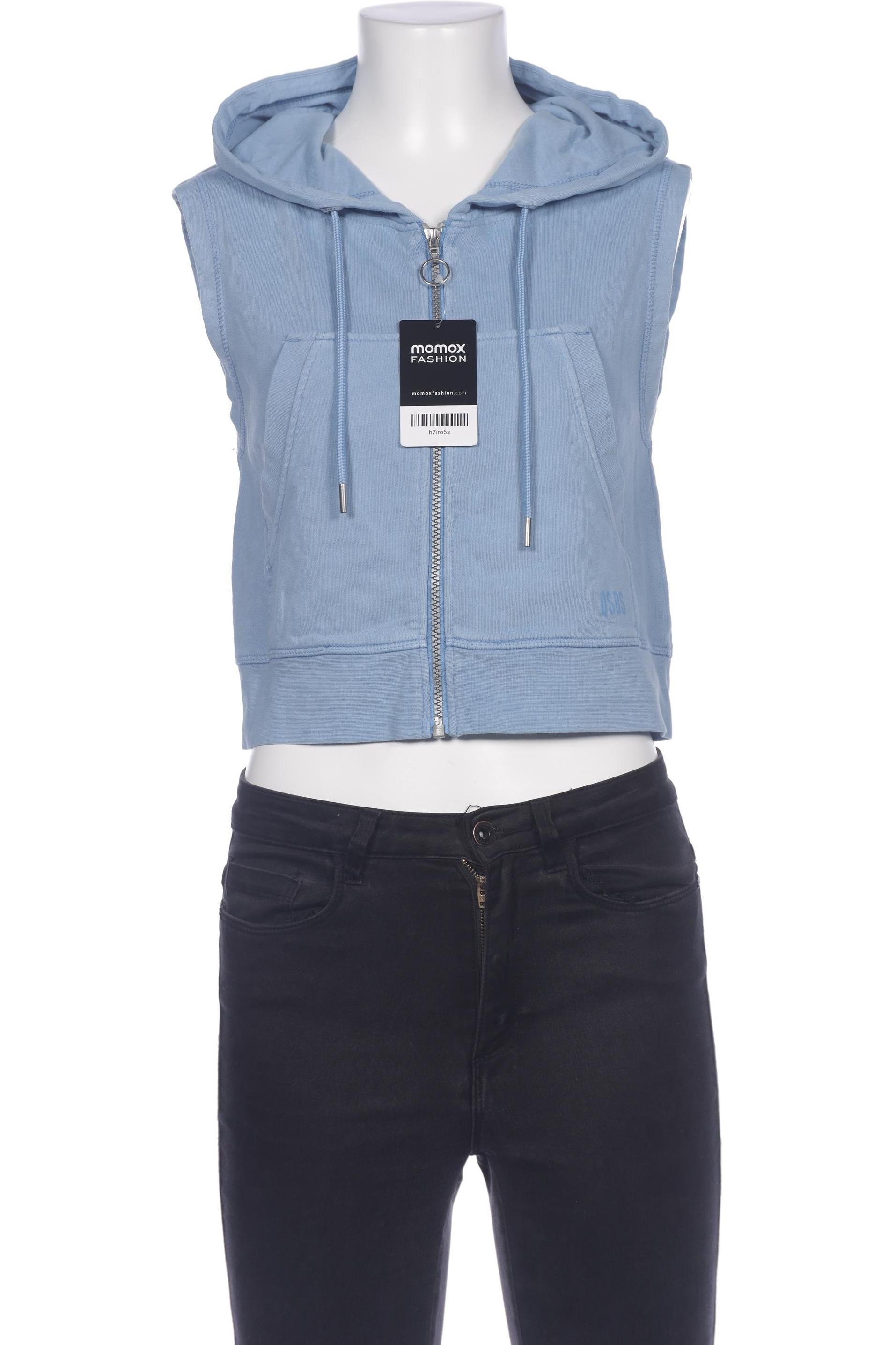 

QS by s.Oliver Damen Kapuzenpullover, blau, Gr. 34