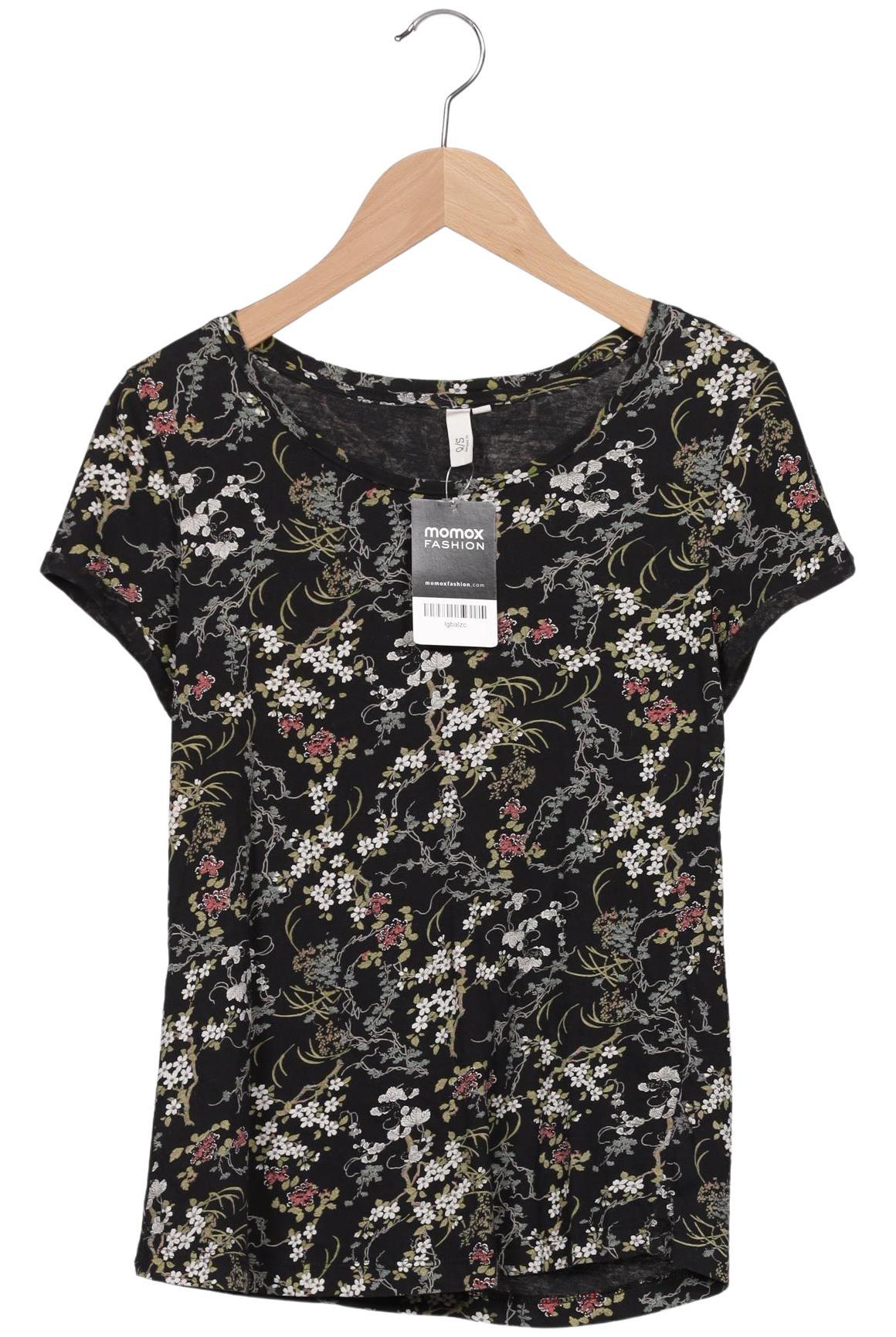 

QS by s.Oliver Damen T-Shirt, schwarz, Gr. 34