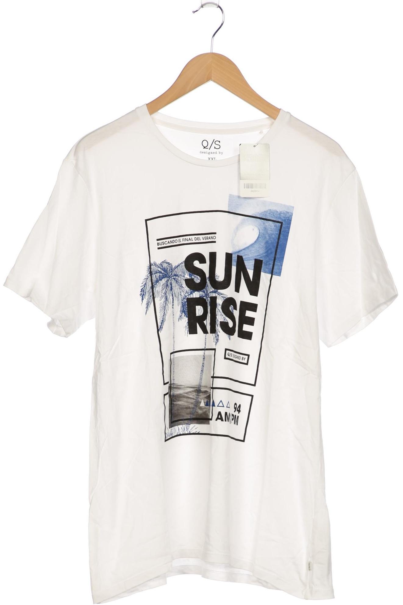 

QS by s.Oliver Herren T-Shirt, weiß, Gr. 56