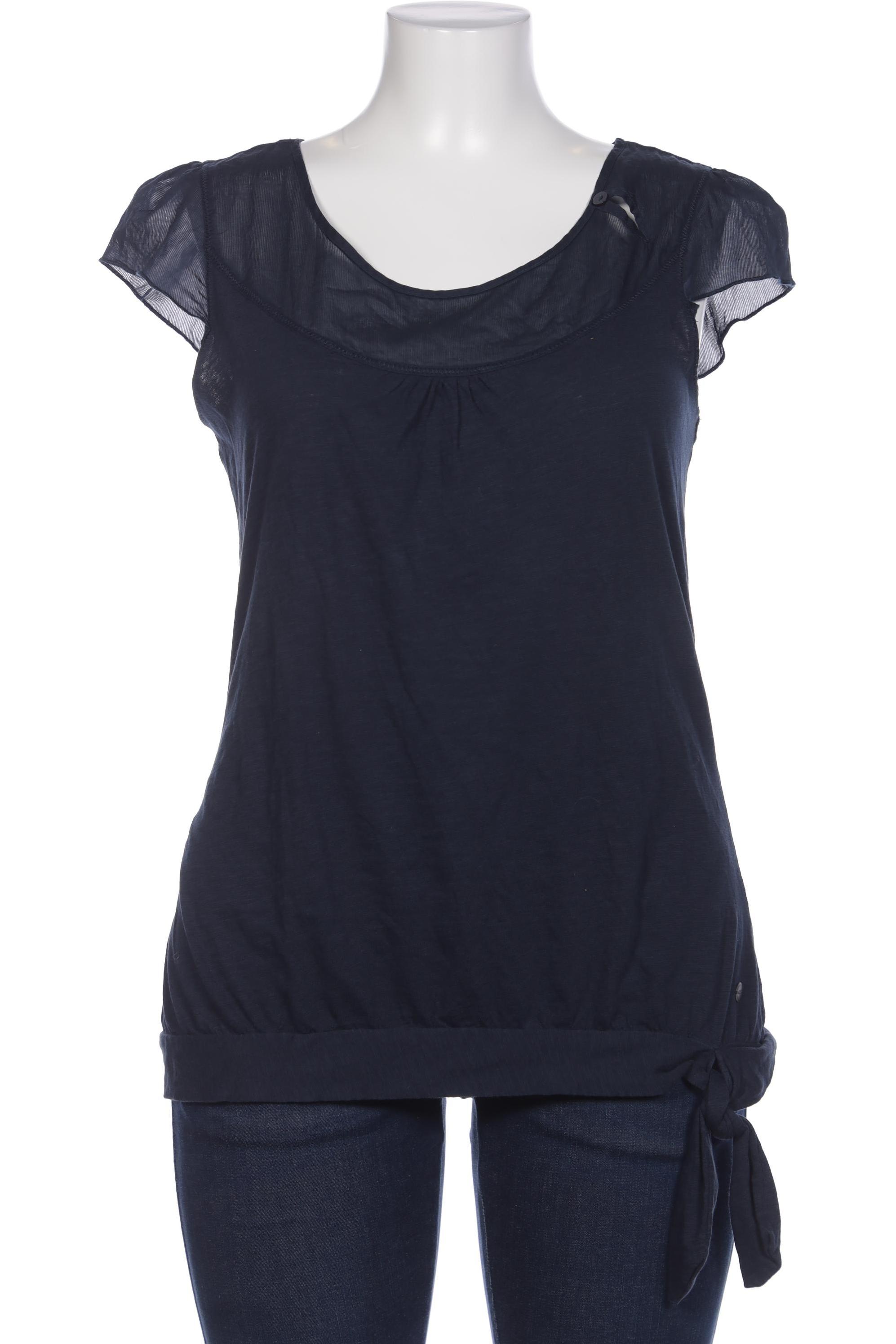 

QS by s.Oliver Damen T-Shirt, marineblau, Gr. 44