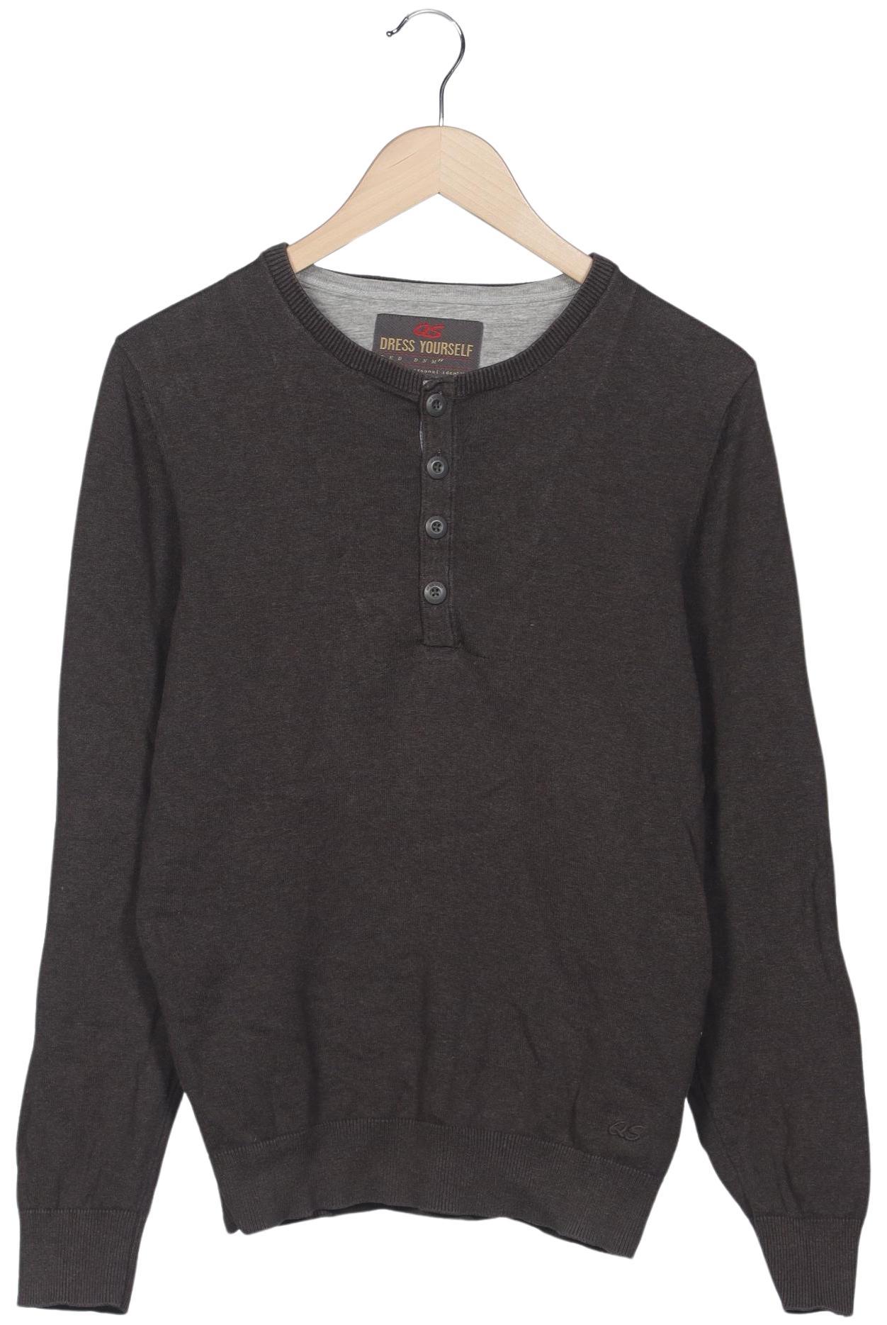 

QS by s.Oliver Herren Pullover, braun, Gr. 48