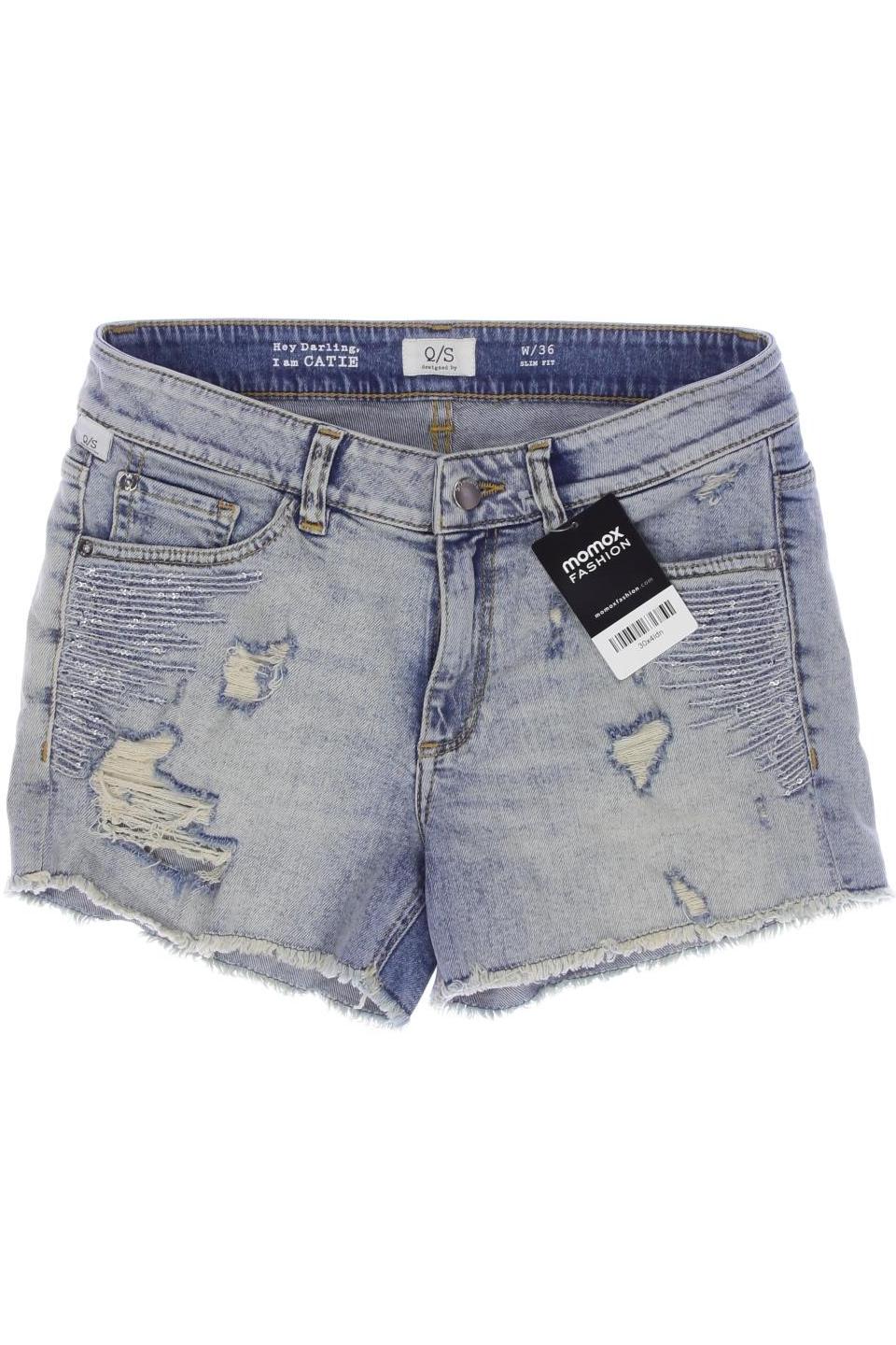 

QS by s.Oliver Damen Shorts, hellblau, Gr. 36