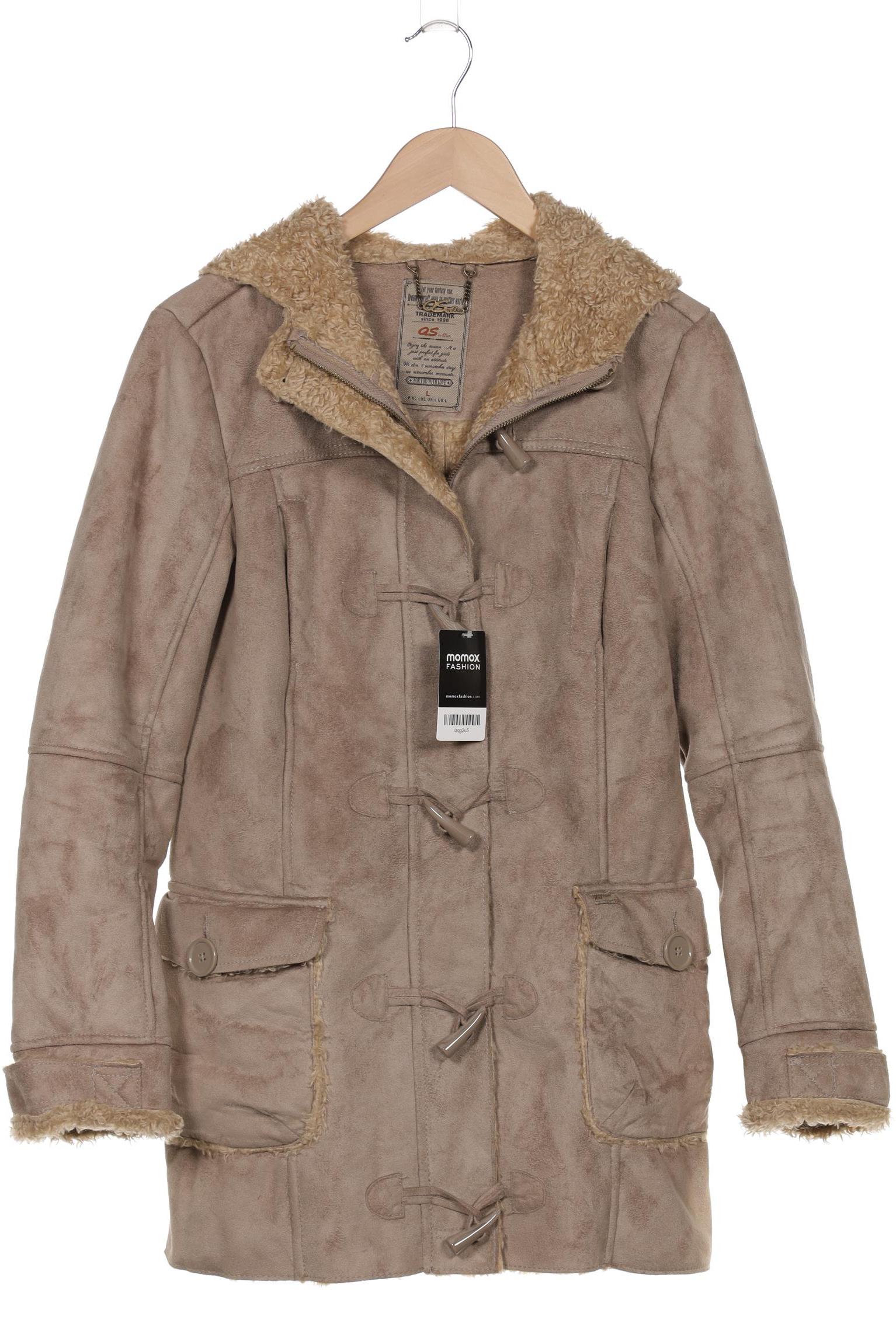 

QS by s.Oliver Damen Jacke, beige, Gr. 42