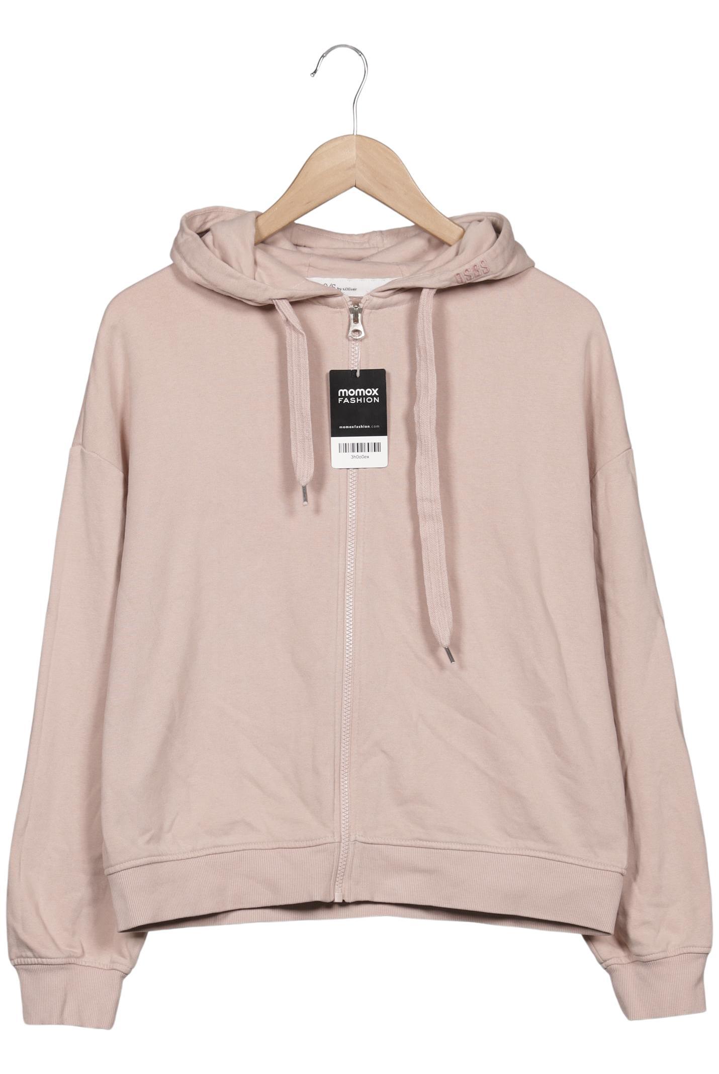 

QS by s.Oliver Damen Kapuzenpullover, beige, Gr. 36