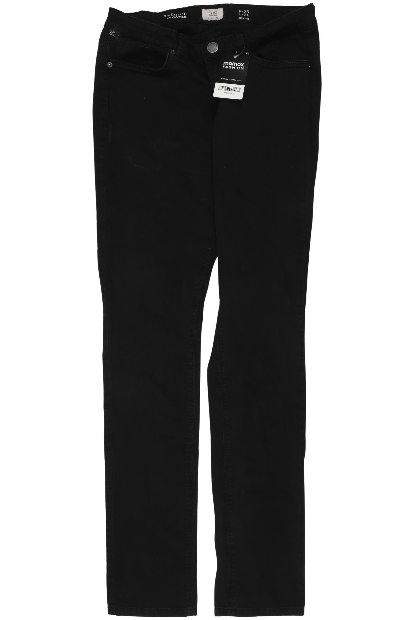 

QS by s.Oliver Damen Jeans, schwarz, Gr. 38