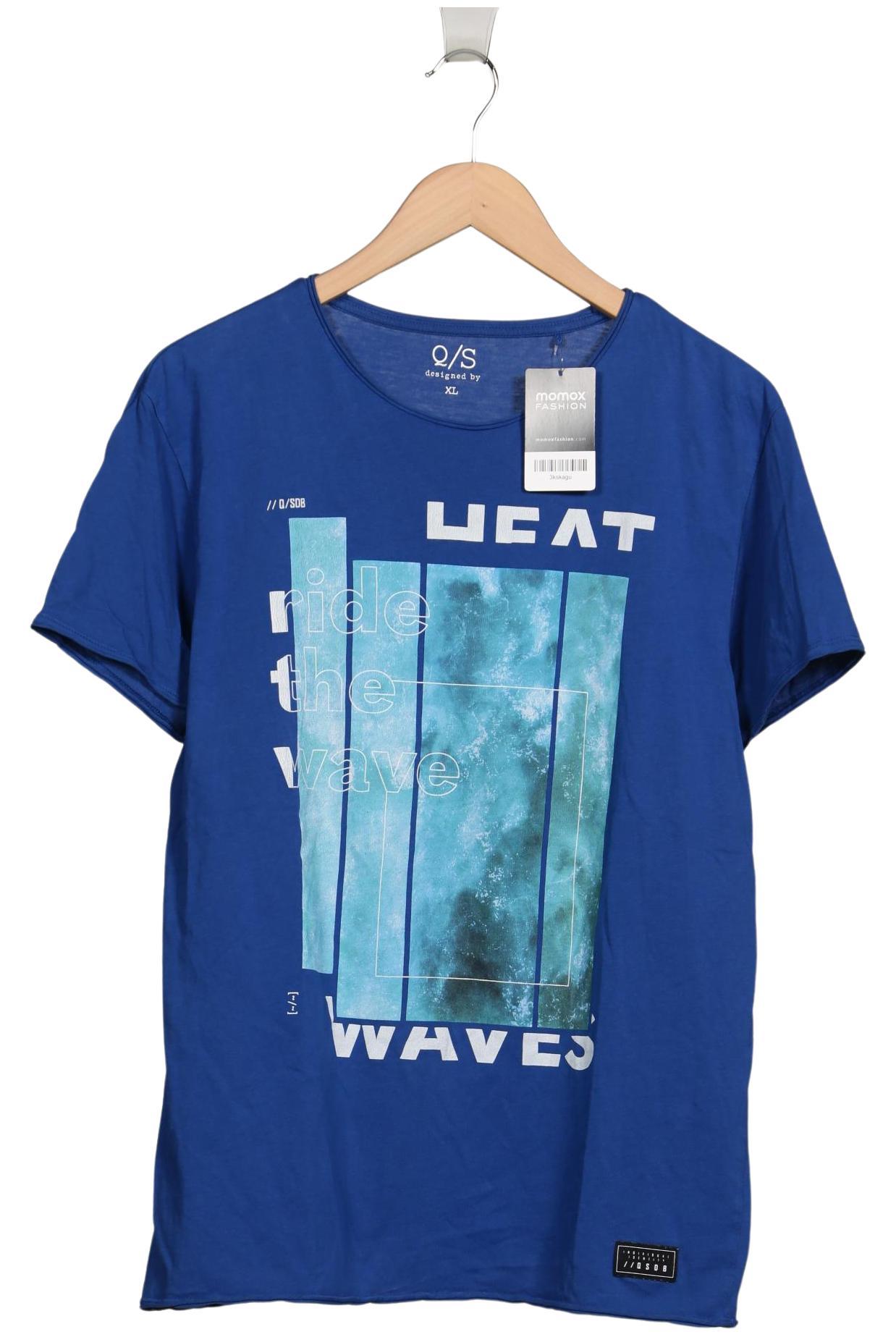 

QS by s.Oliver Herren T-Shirt, blau, Gr. 54