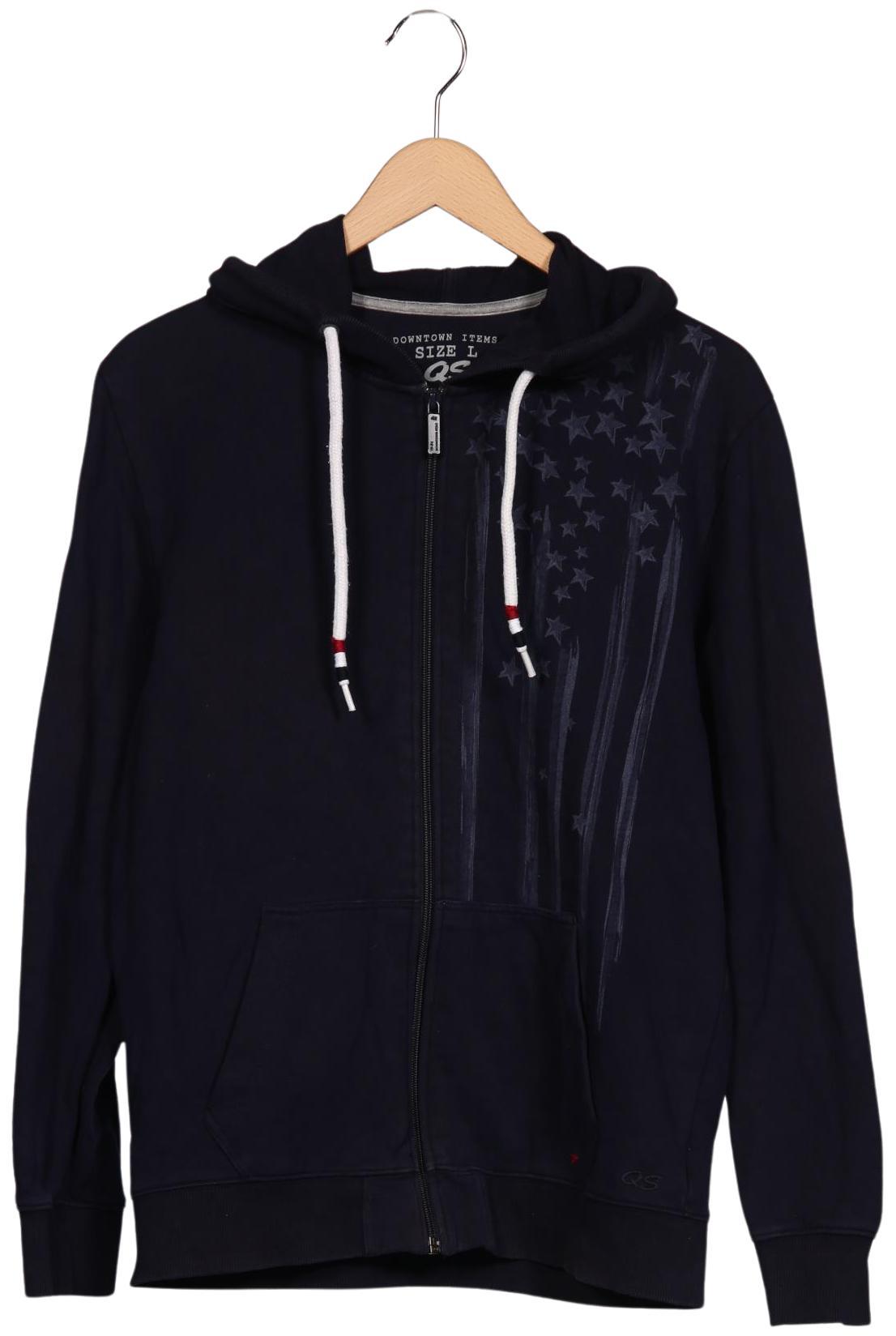 

QS by s.Oliver Herren Kapuzenpullover, marineblau, Gr. 52