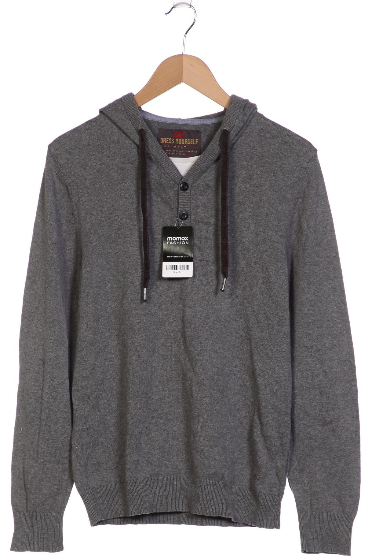 

QS by s.Oliver Herren Kapuzenpullover, grau, Gr. 52