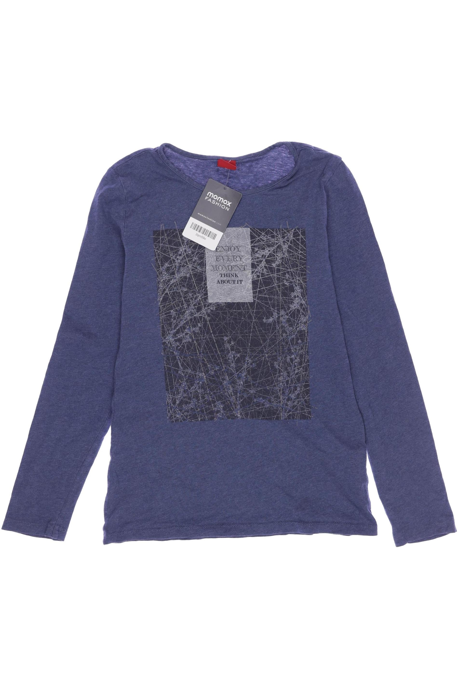 

QS by s.Oliver Herren Langarmshirt, blau, Gr. 152
