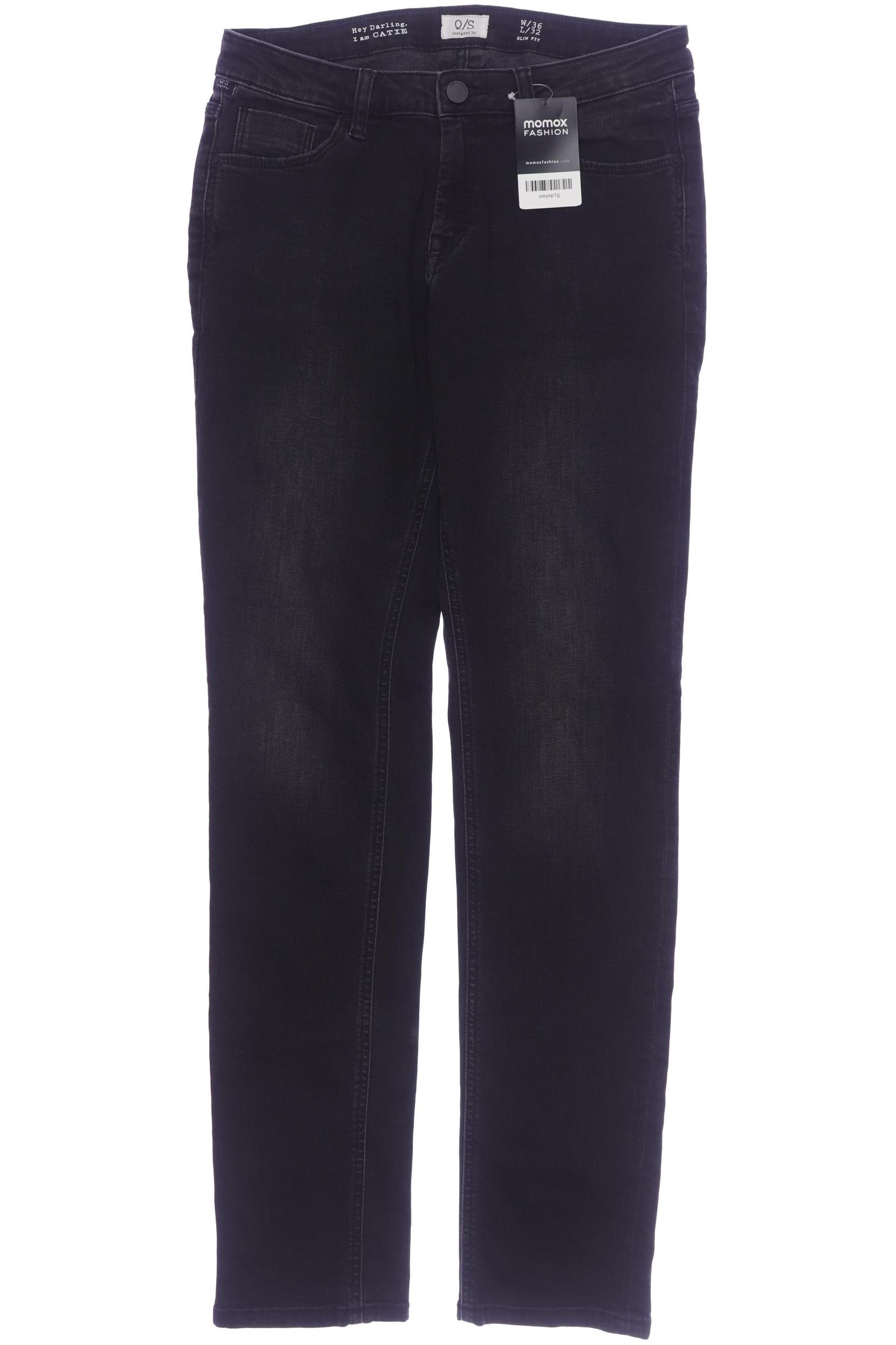 

QS by s.Oliver Damen Jeans, schwarz, Gr. 36