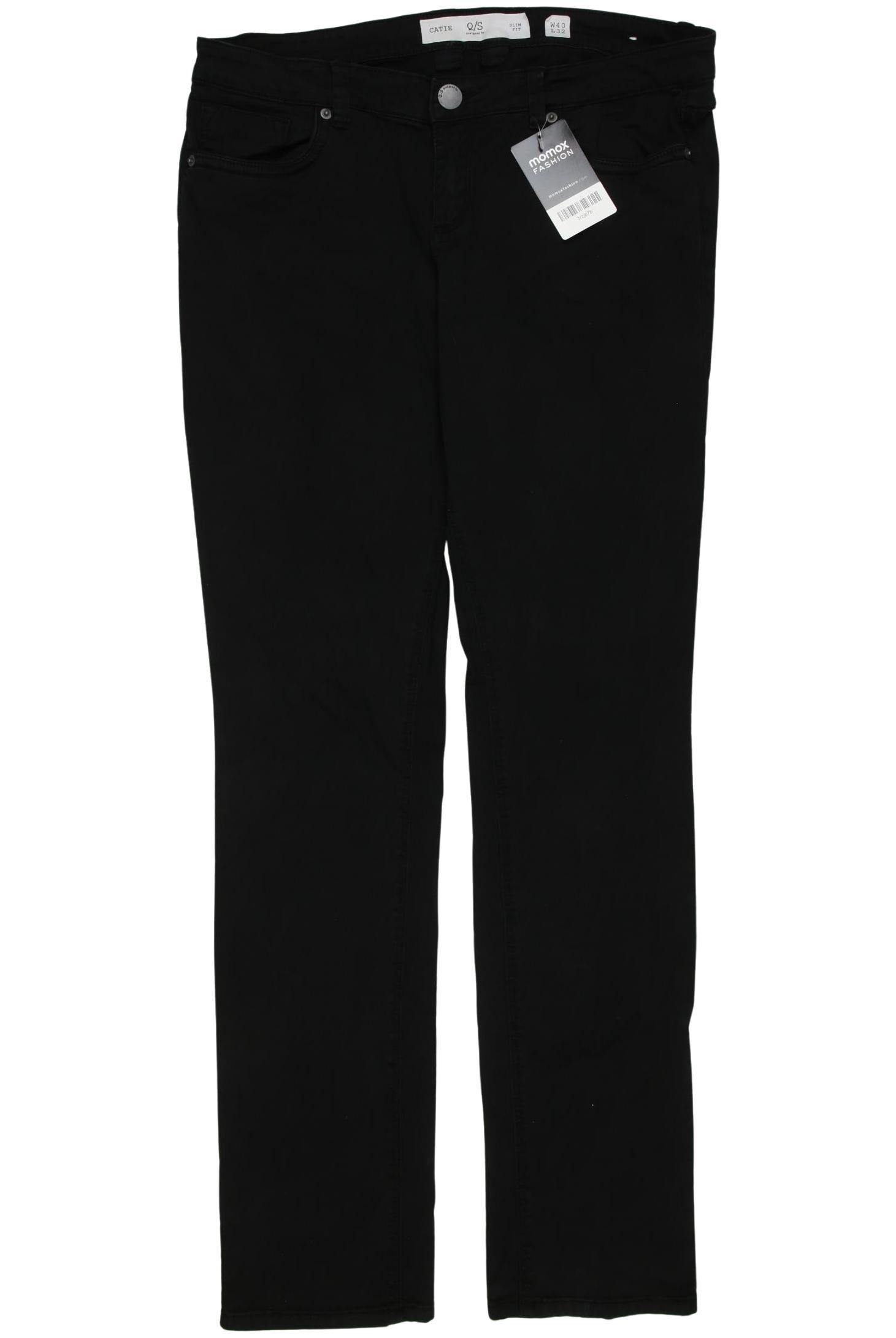 

QS by s.Oliver Damen Jeans, schwarz, Gr. 40