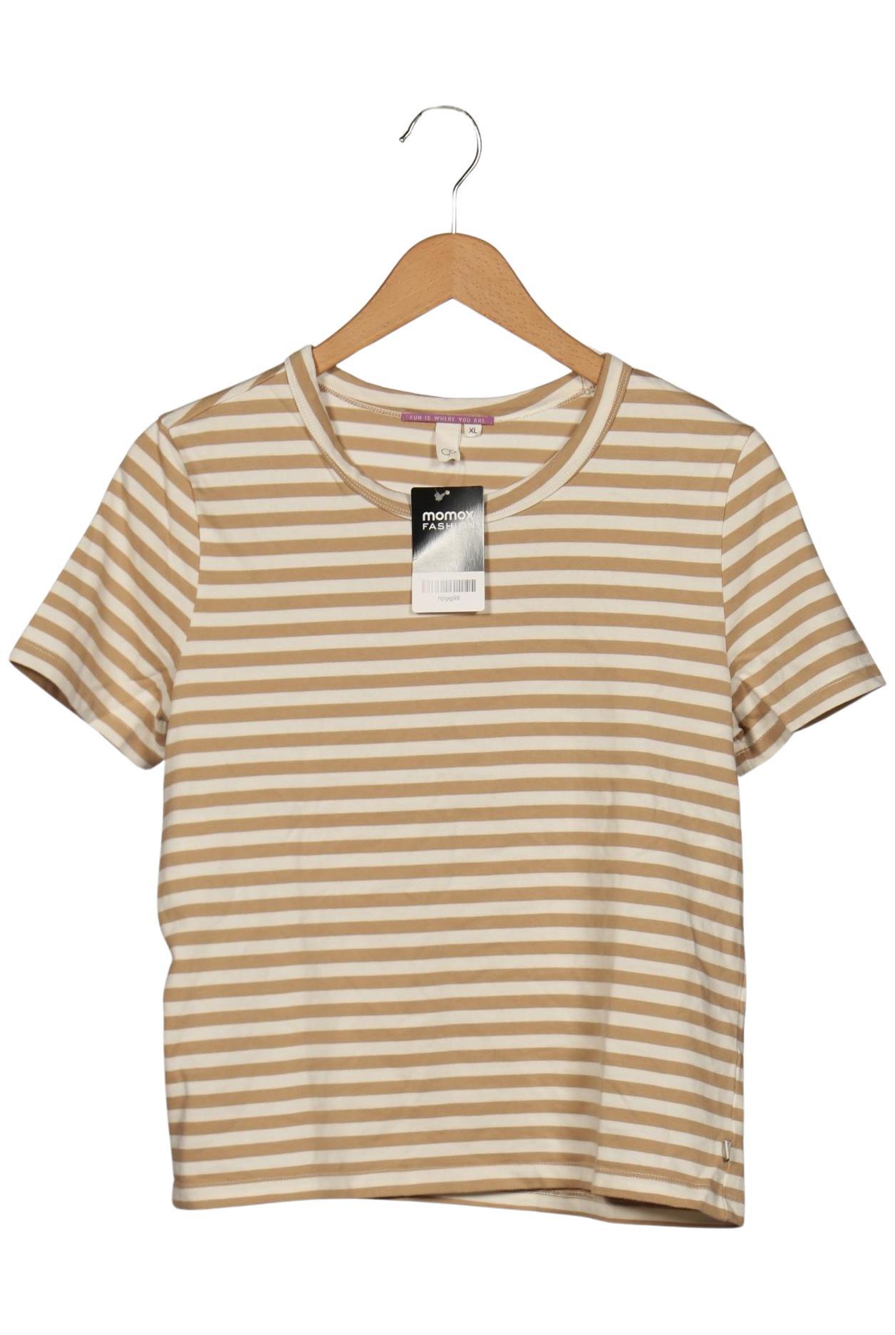 

QS by s.Oliver Damen T-Shirt, braun, Gr. 44