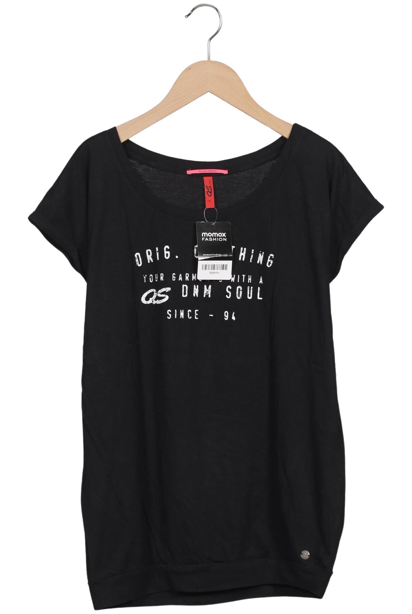 

QS by s.Oliver Damen T-Shirt, schwarz, Gr. 36