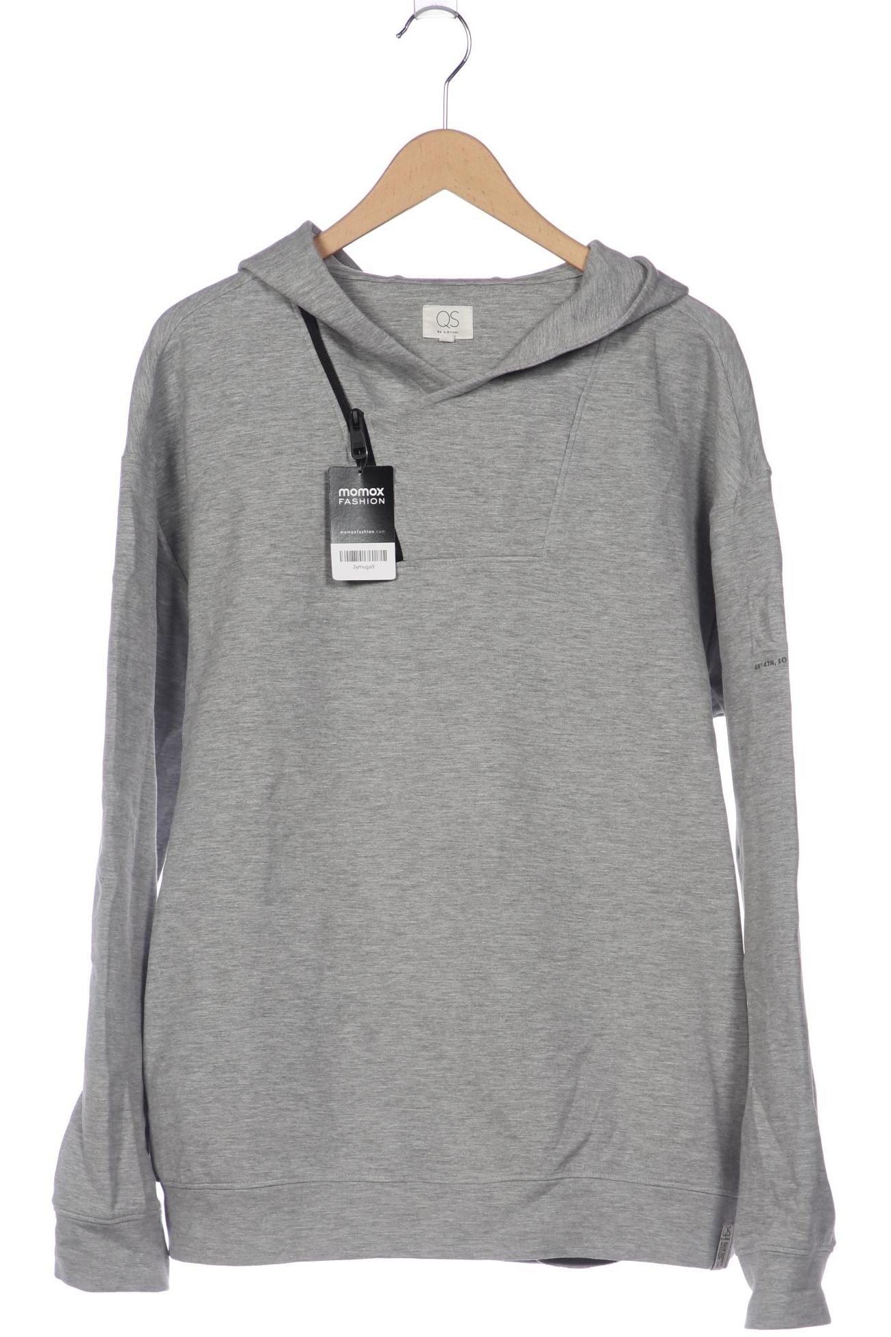 

QS by s.Oliver Herren Kapuzenpullover, grau, Gr. 54